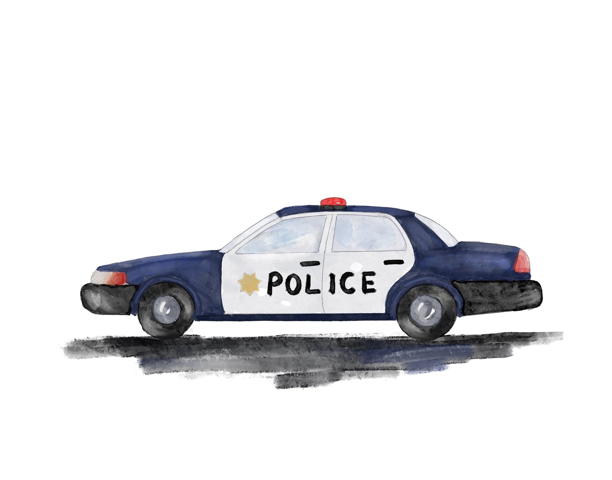 Set of 3 Original Emergency Vehicle Prints - MerikaArt