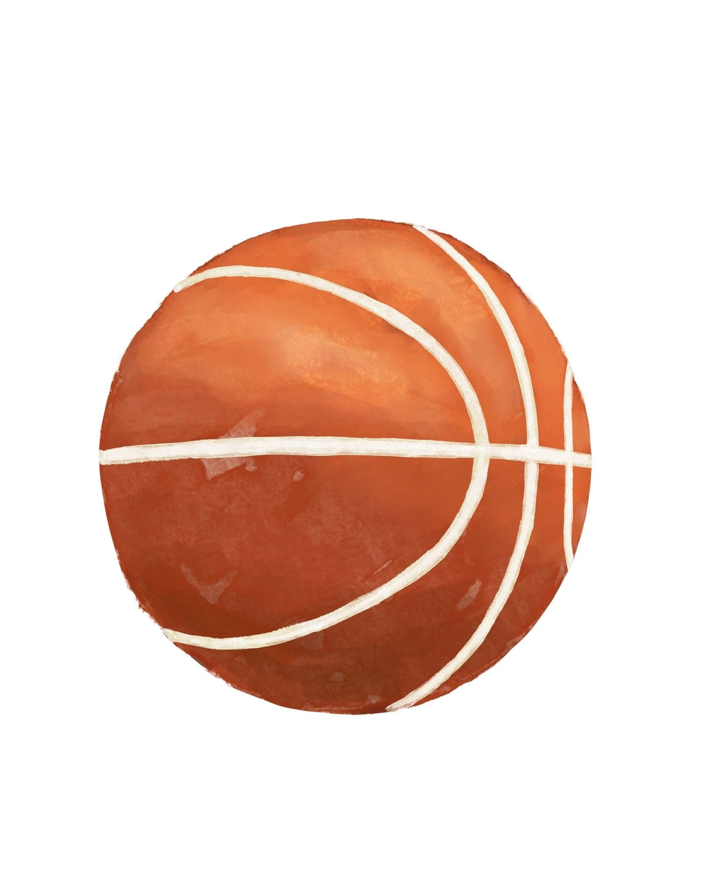 Set of 6 Sports Ball Prints, Sport Painting, Boys Room Wall Art, Girls Room Print, Kids Wall Art, Nursery Decor, Sports Lover Illustrations - MerikaArt