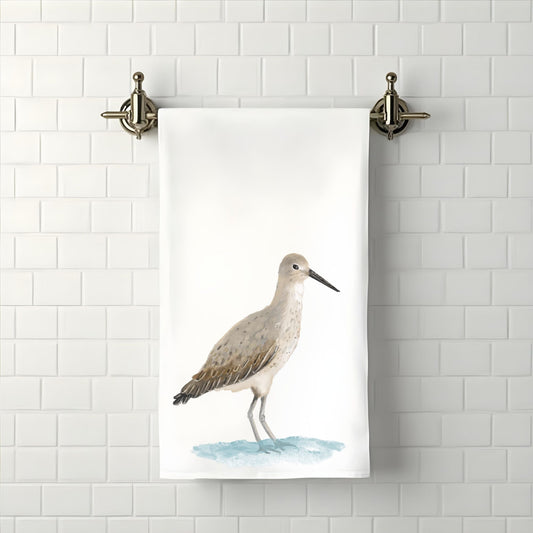 Shorebird Bathroom Towel - MerikaArt