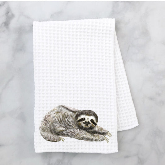 Sloth Kitchen Towel - MerikaArt