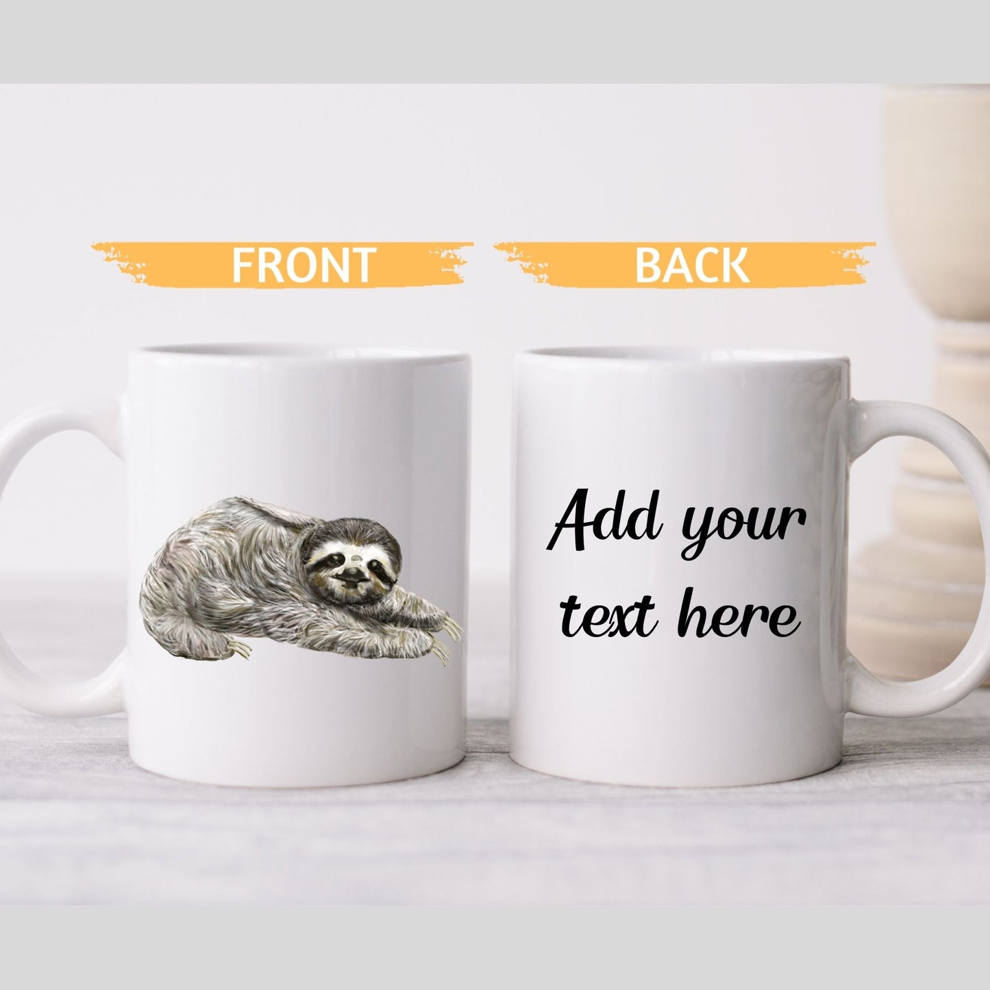 Sloth Mug - MerikaArt