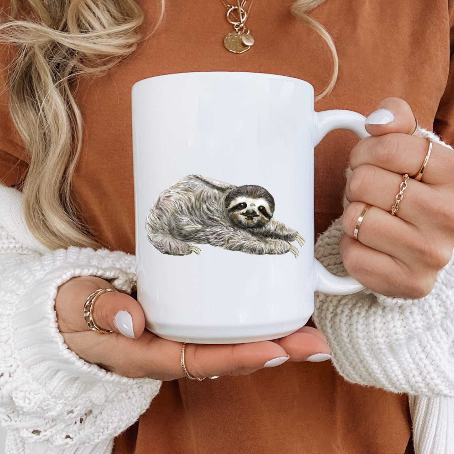 Sloth Mug - MerikaArt
