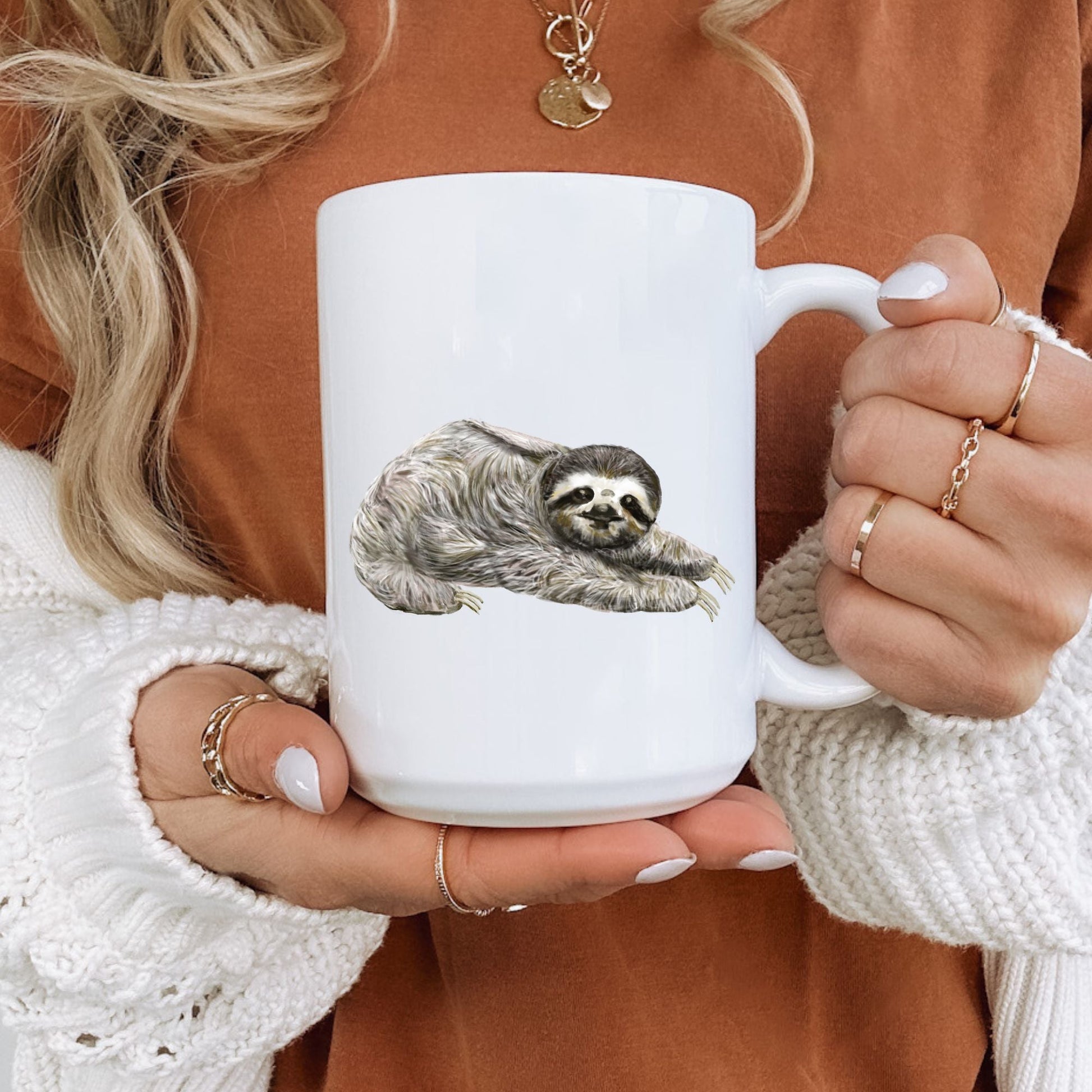 Sloth Mug - MerikaArt