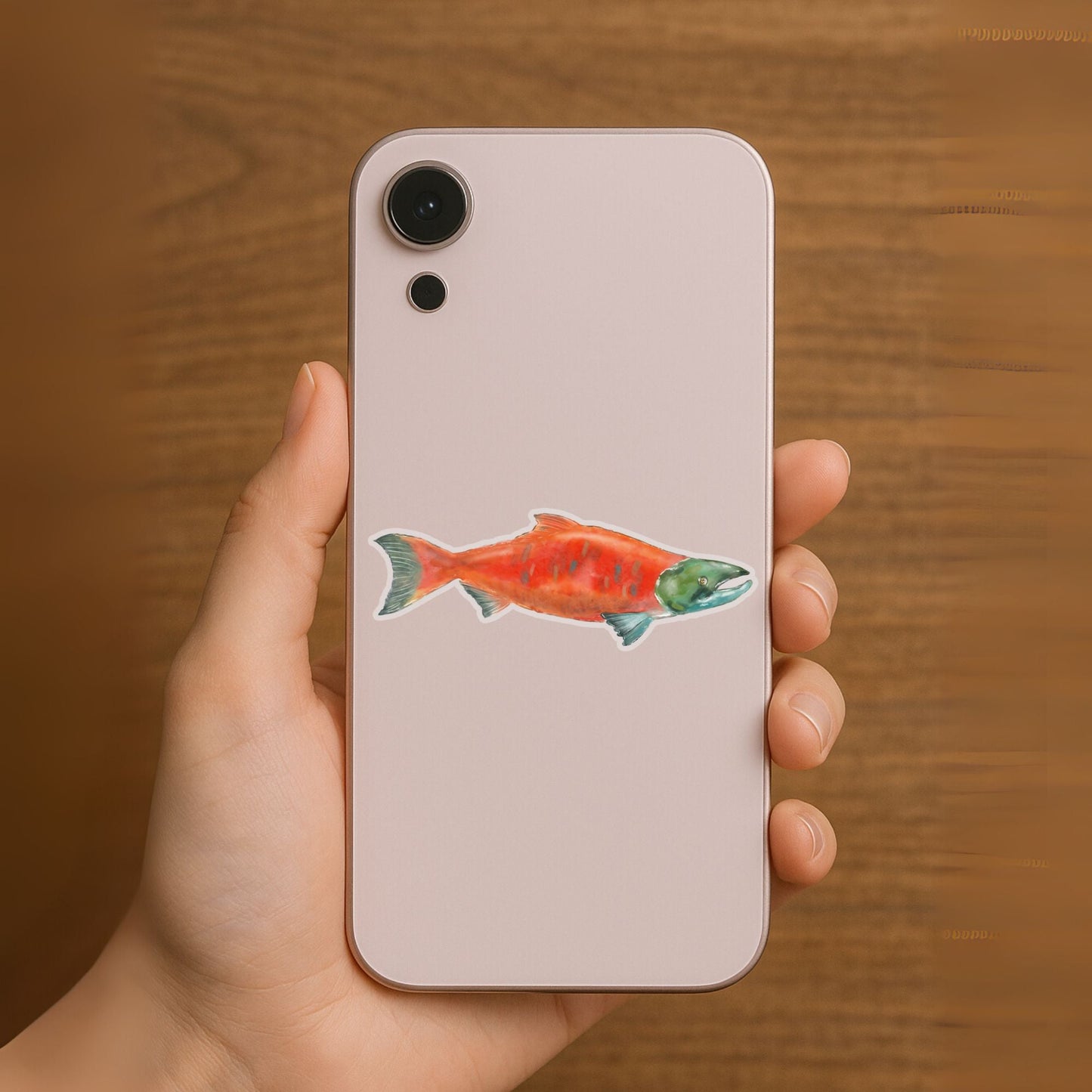 Sockeye Salmon Vinyl Sticker - MerikaArt