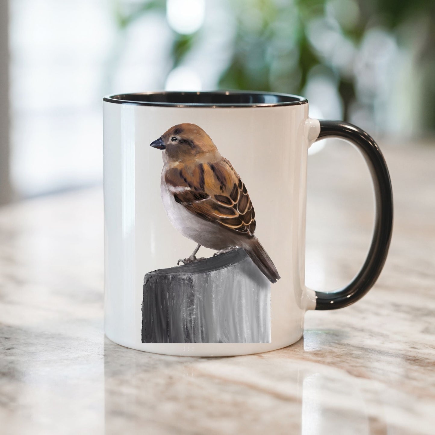 Sparrow Mug - MerikaArt