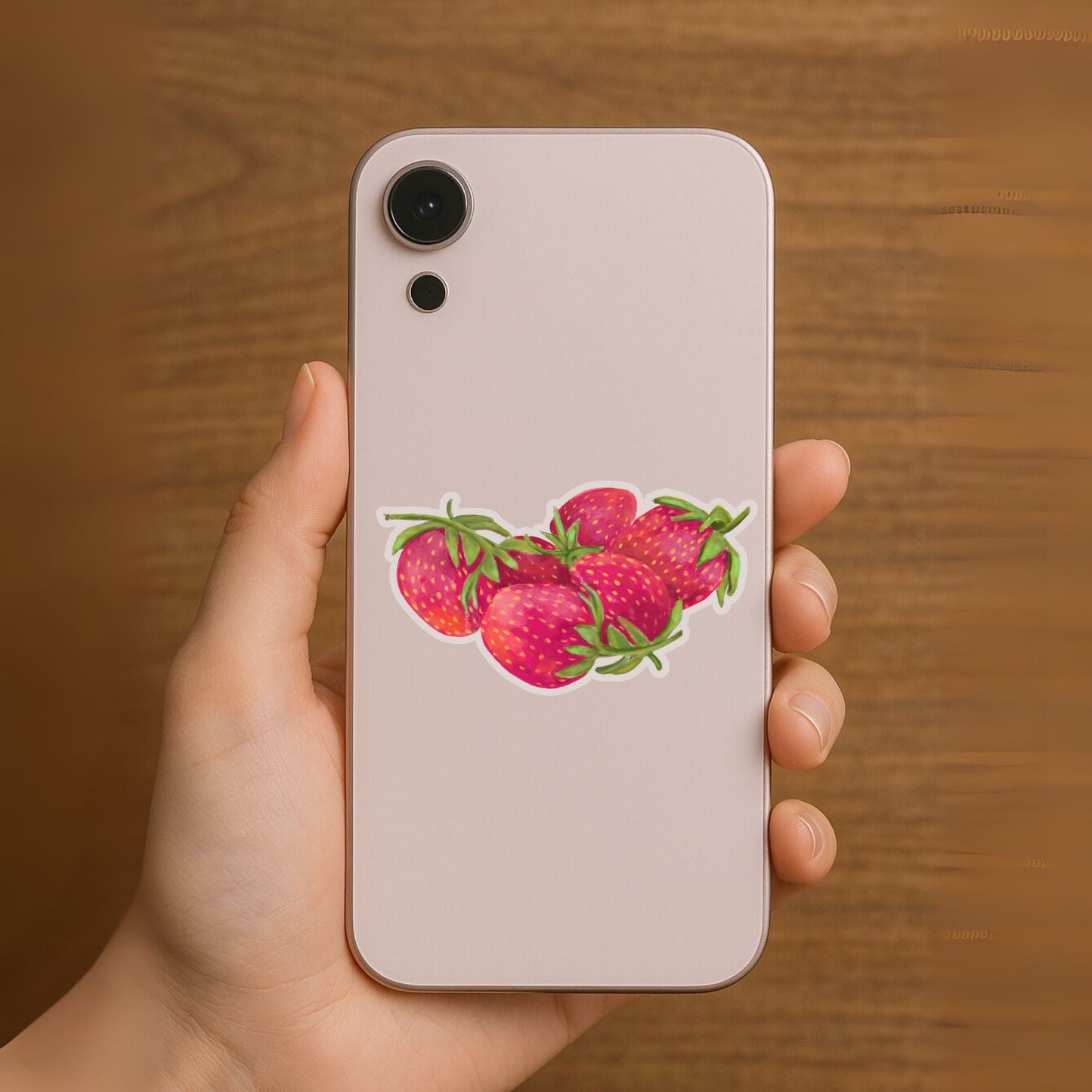 Strawberry Fruit Vinyl Sticker - MerikaArt