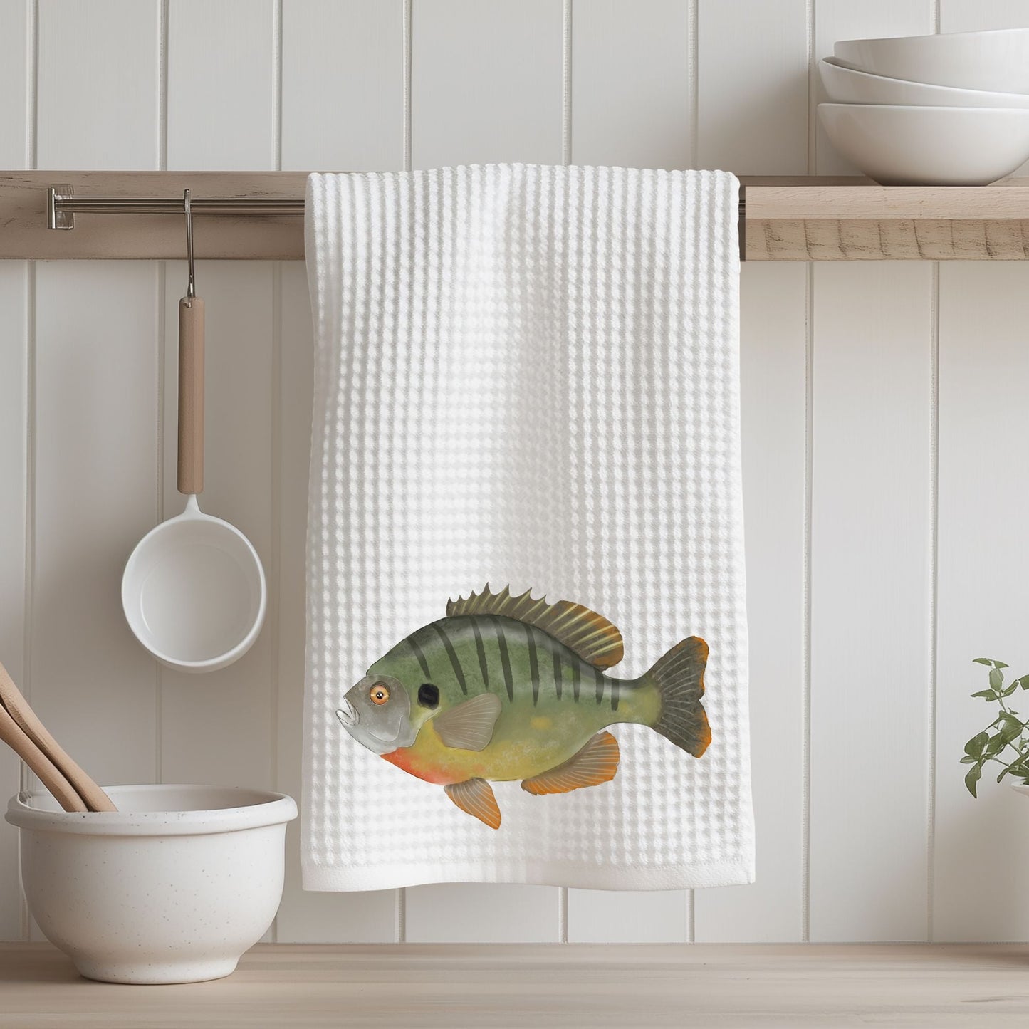 Sunfish Kitchen Towel - MerikaArt