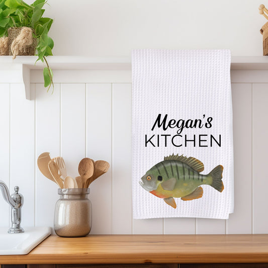 Sunfish Kitchen Towel - MerikaArt