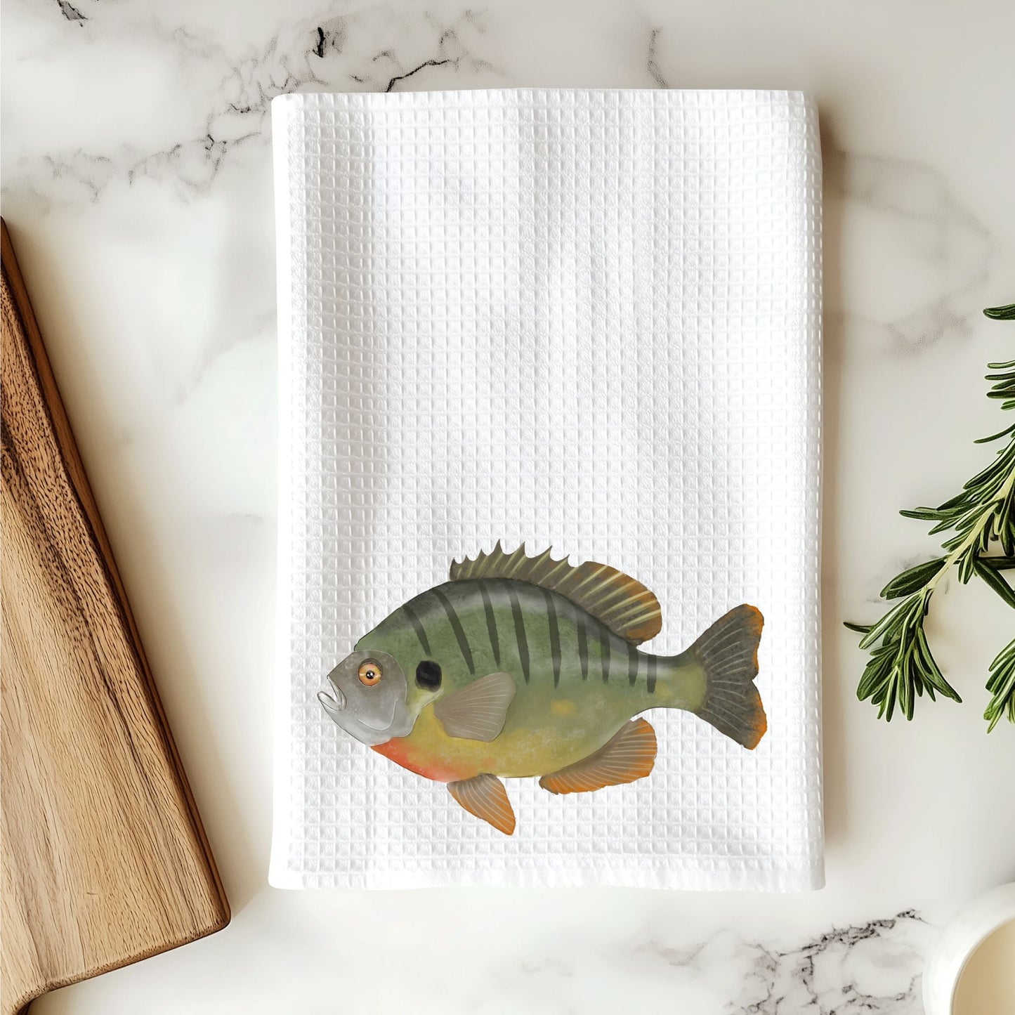 Sunfish Kitchen Towel - MerikaArt