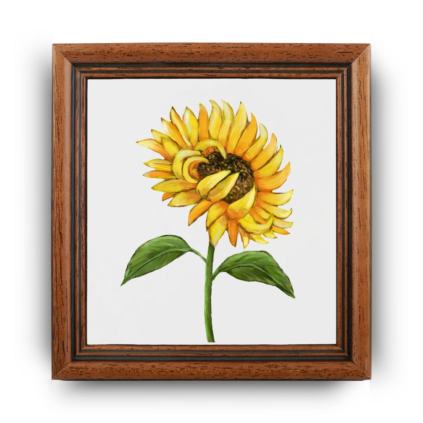 Sunflower Ceramic Tile - MerikaArt
