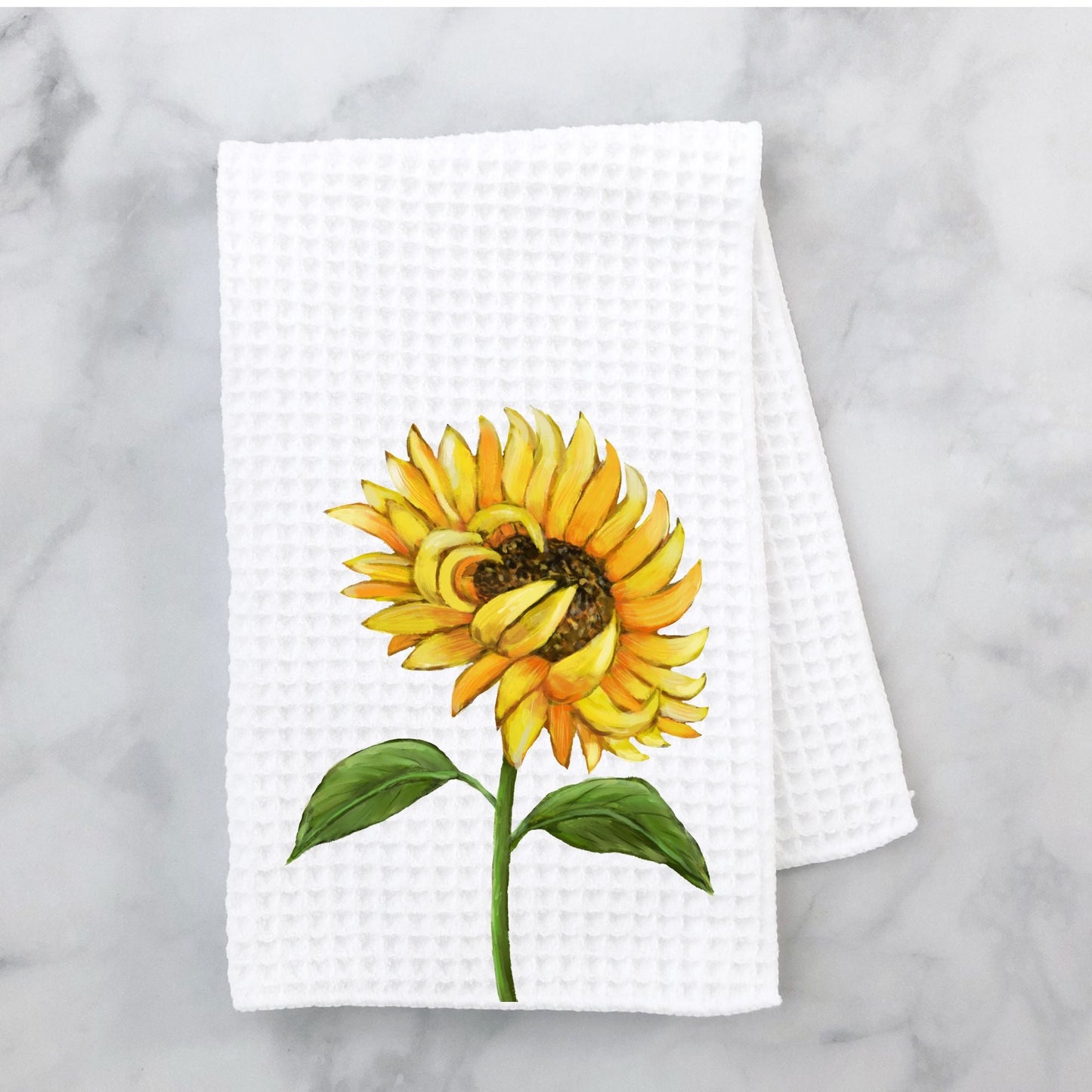Sunflower Kitchen Towel - MerikaArt