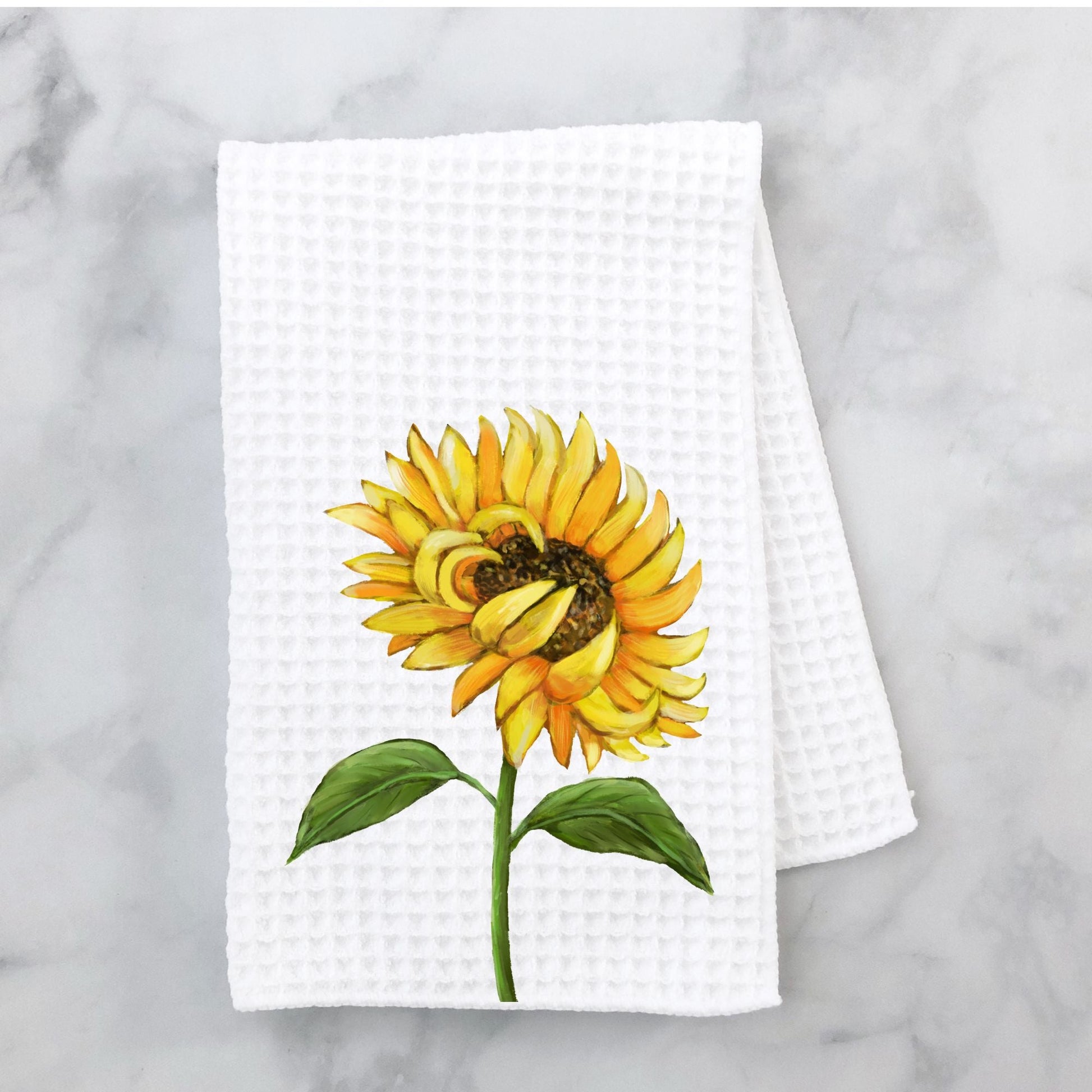 Sunflower Kitchen Towel - MerikaArt