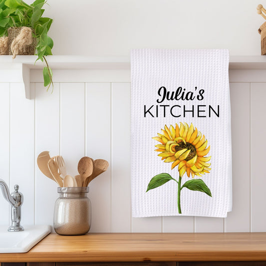 Sunflower Kitchen Towel - MerikaArt