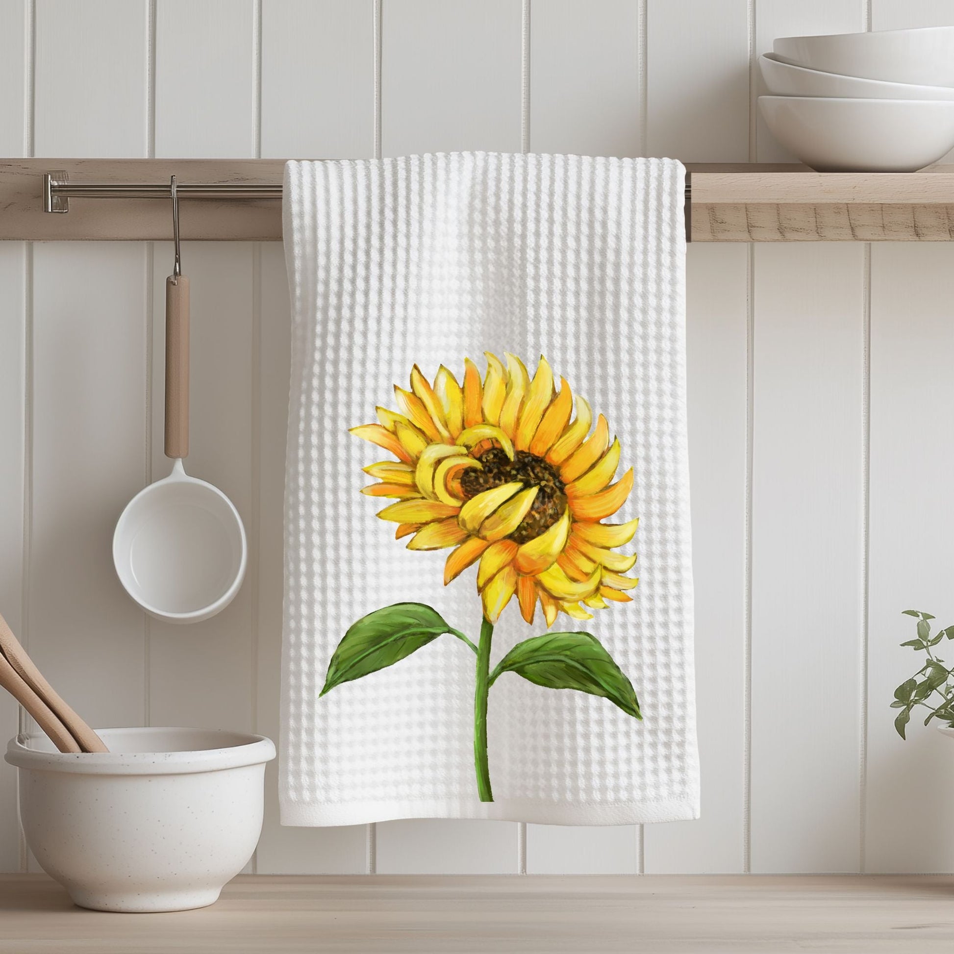 Sunflower Kitchen Towel - MerikaArt