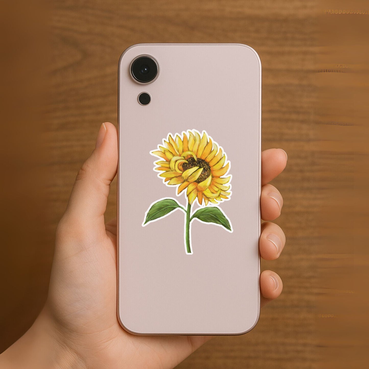 Sunflower Vinyl Sticker - MerikaArt