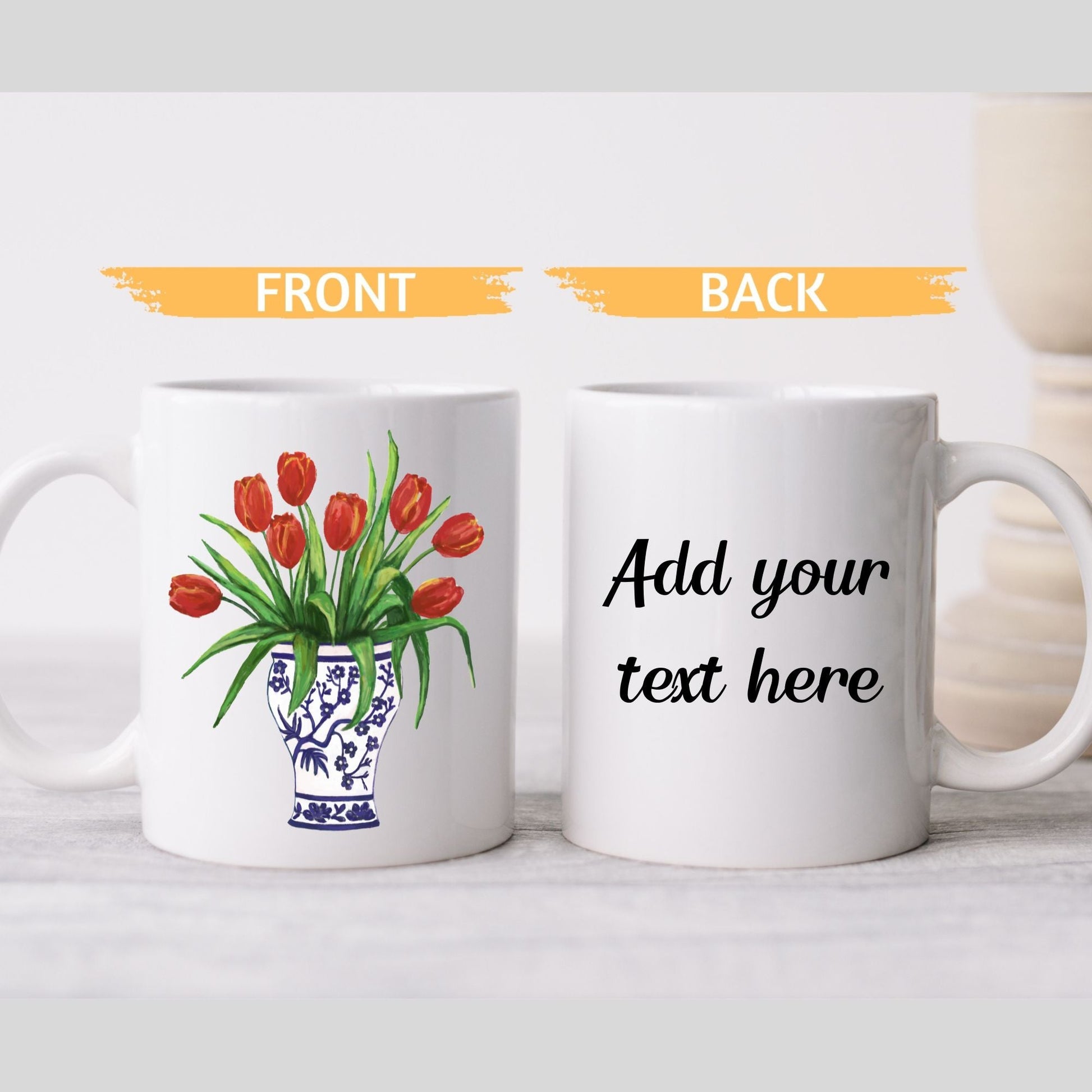 Tulip Bouquet Mug - MerikaArt