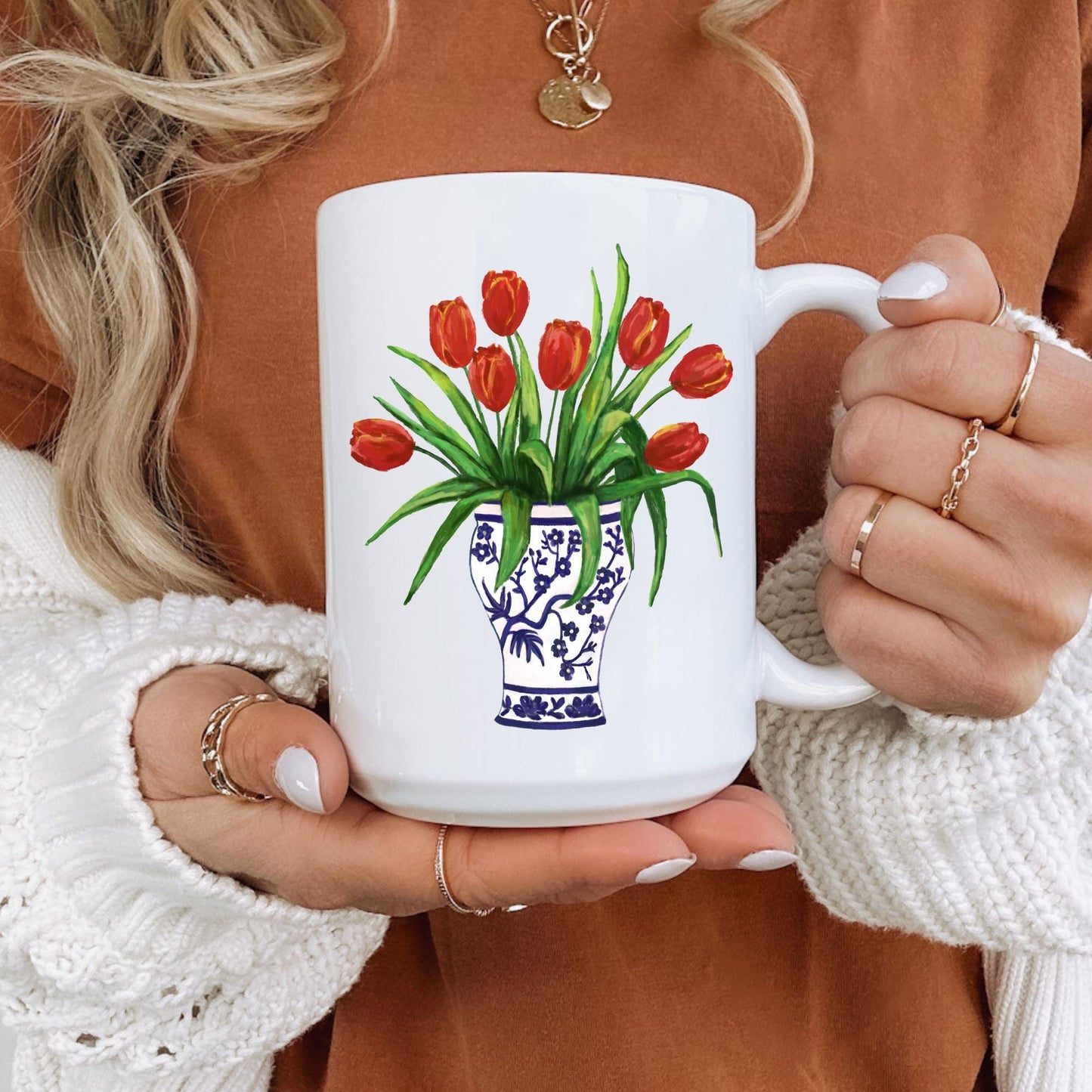 Tulip Bouquet Mug - MerikaArt