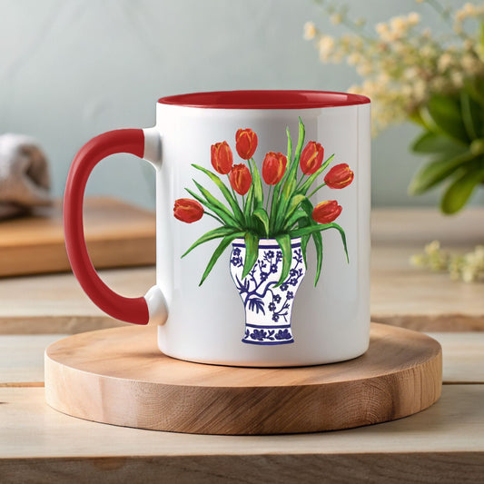 Tulip Bouquet Mug - MerikaArt