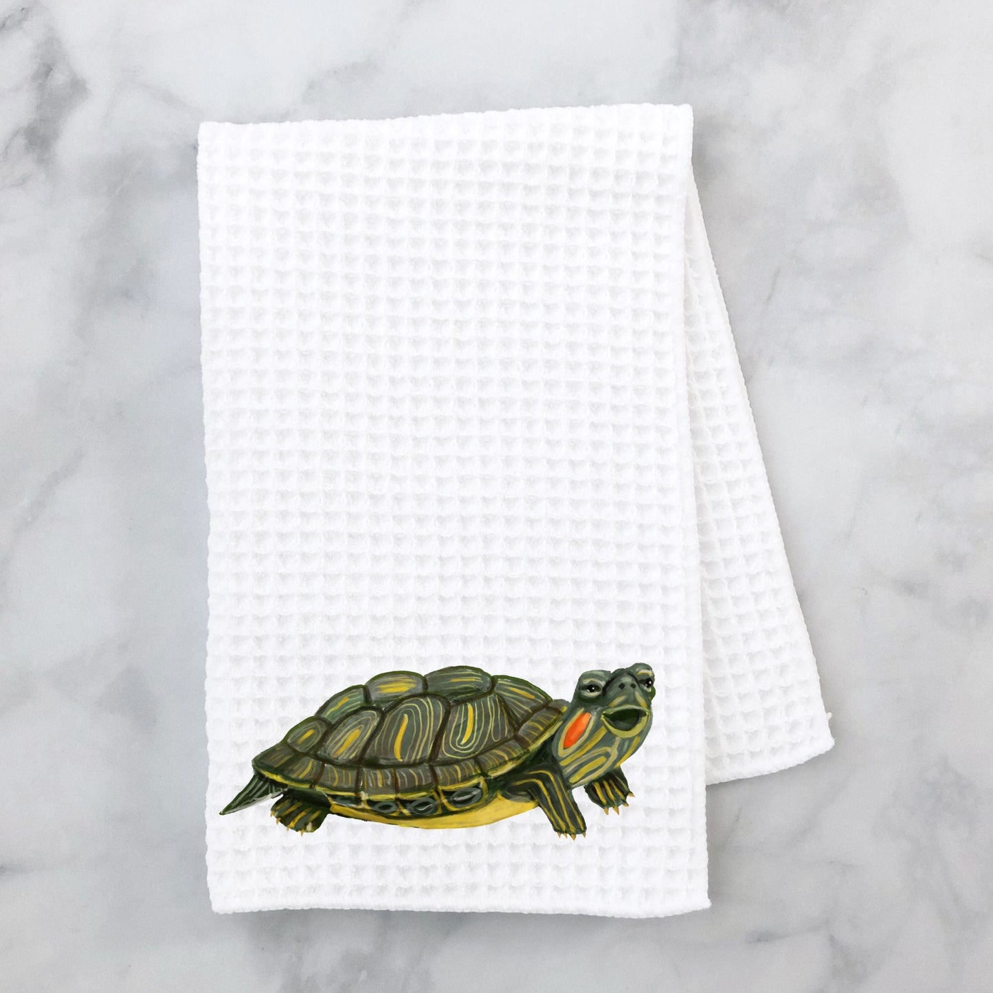 Turtle Kitchen Towel - MerikaArt