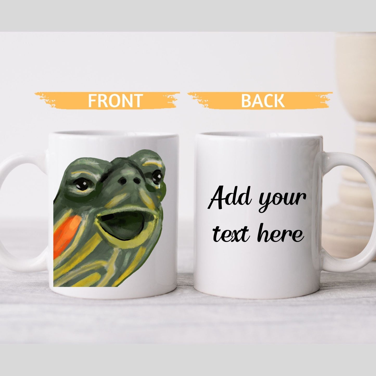 Turtle Mug - MerikaArt