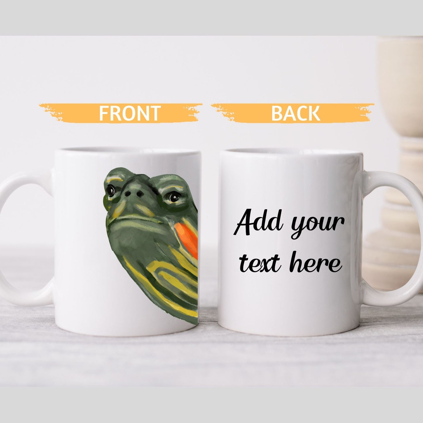 Turtle Mug - MerikaArt