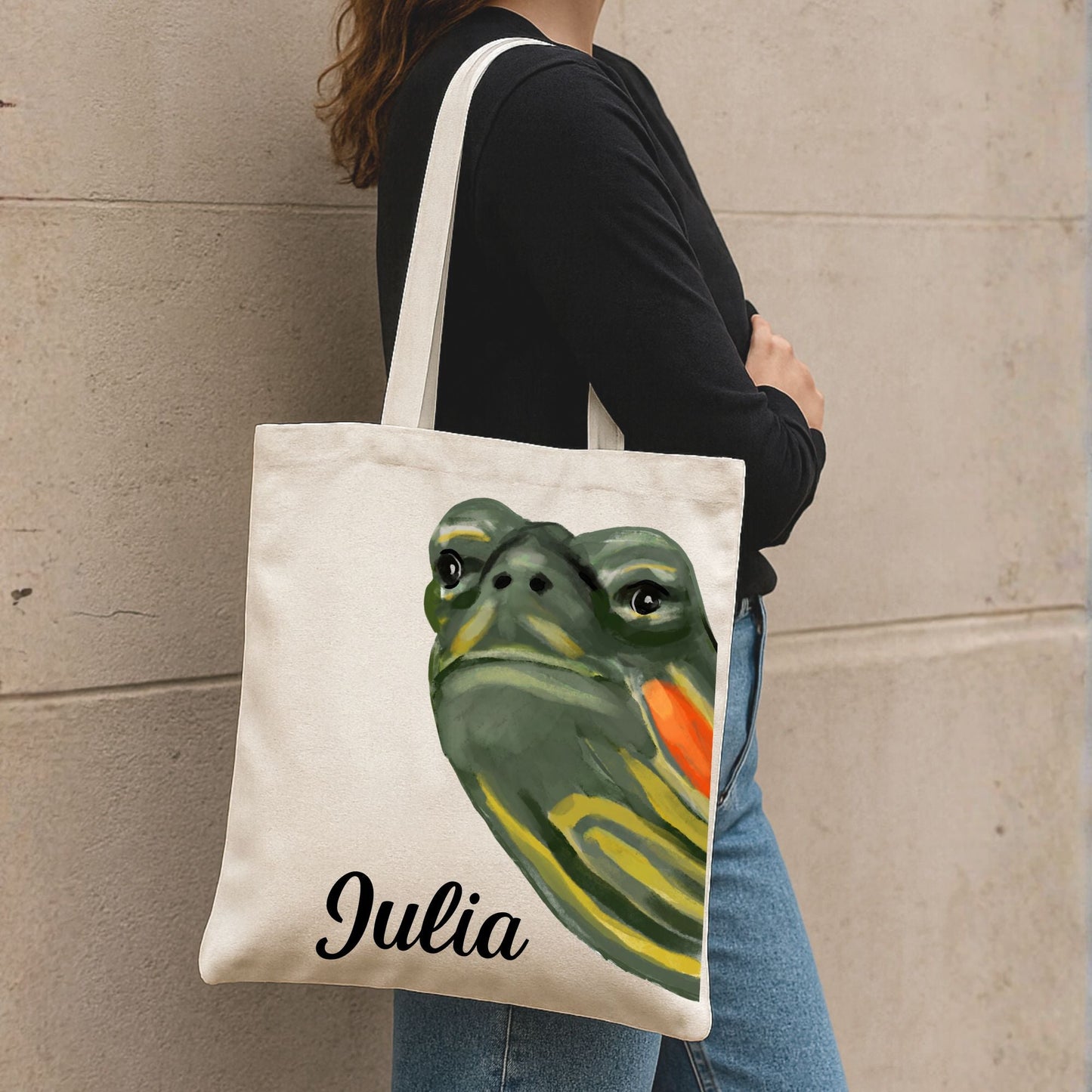 Turtle Tote Bag - MerikaArt