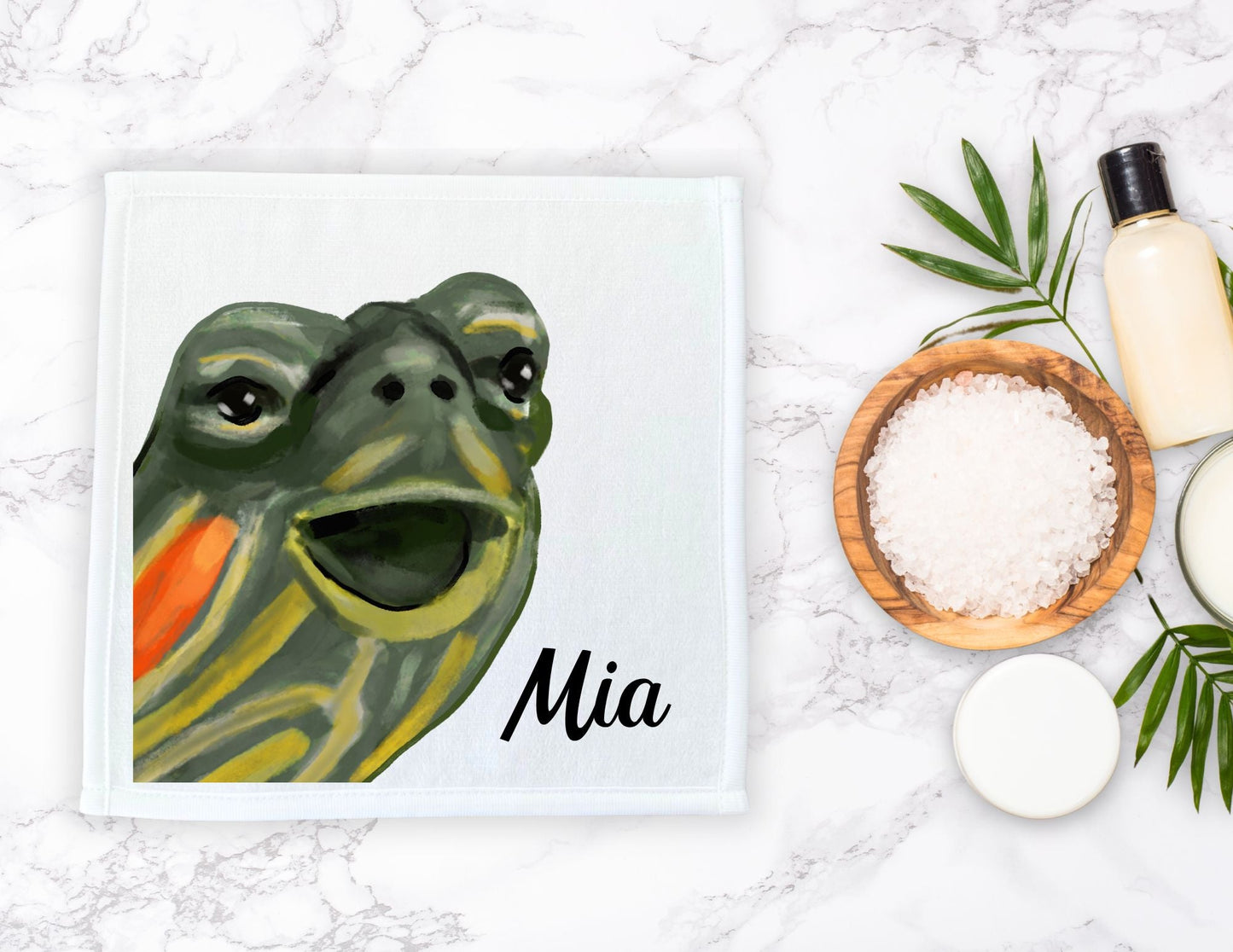Turtle Washcloth - MerikaArt