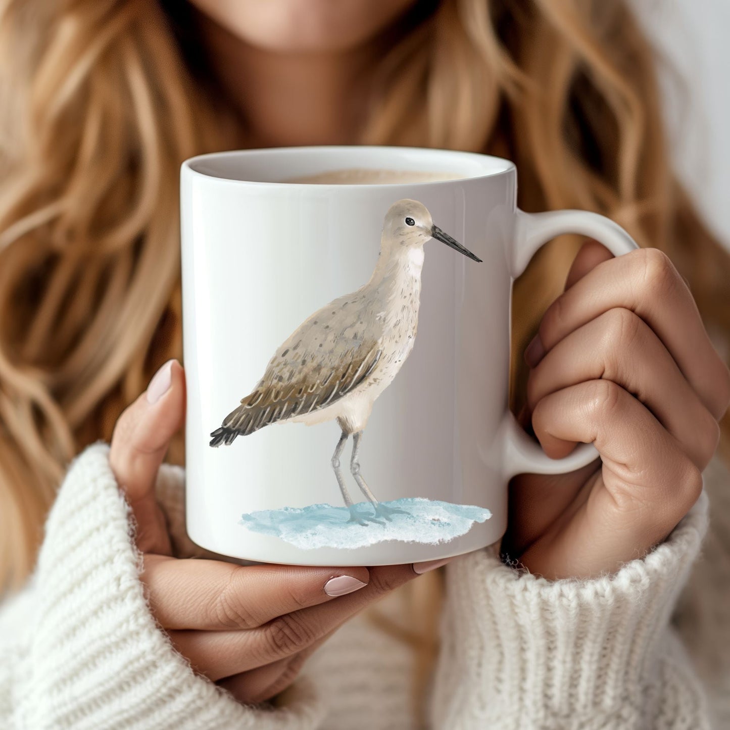 Willet Bird Mug - MerikaArt
