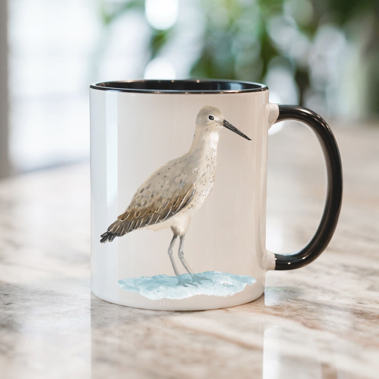 Willet Bird Mug - MerikaArt