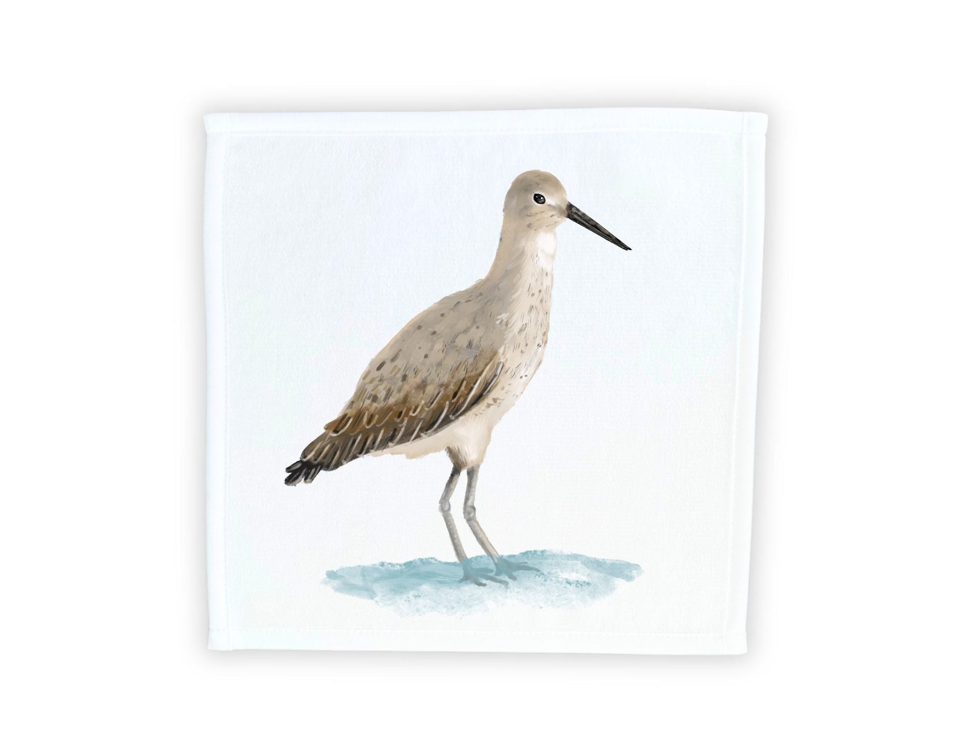 Willet Washcloth - MerikaArt