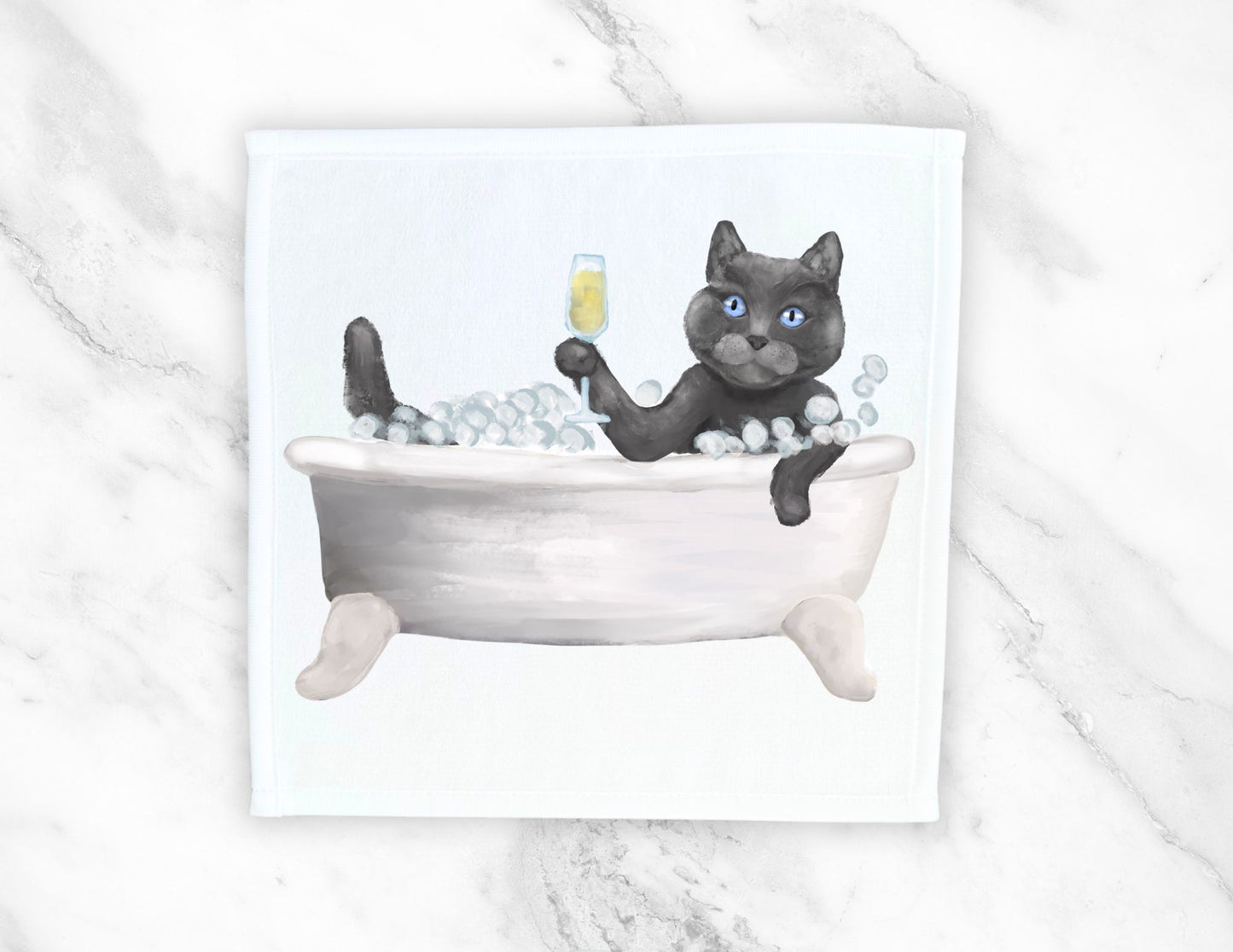 Sophisticated Cat Bath Washcloth – A Luxurious Touch for Cat Lovers