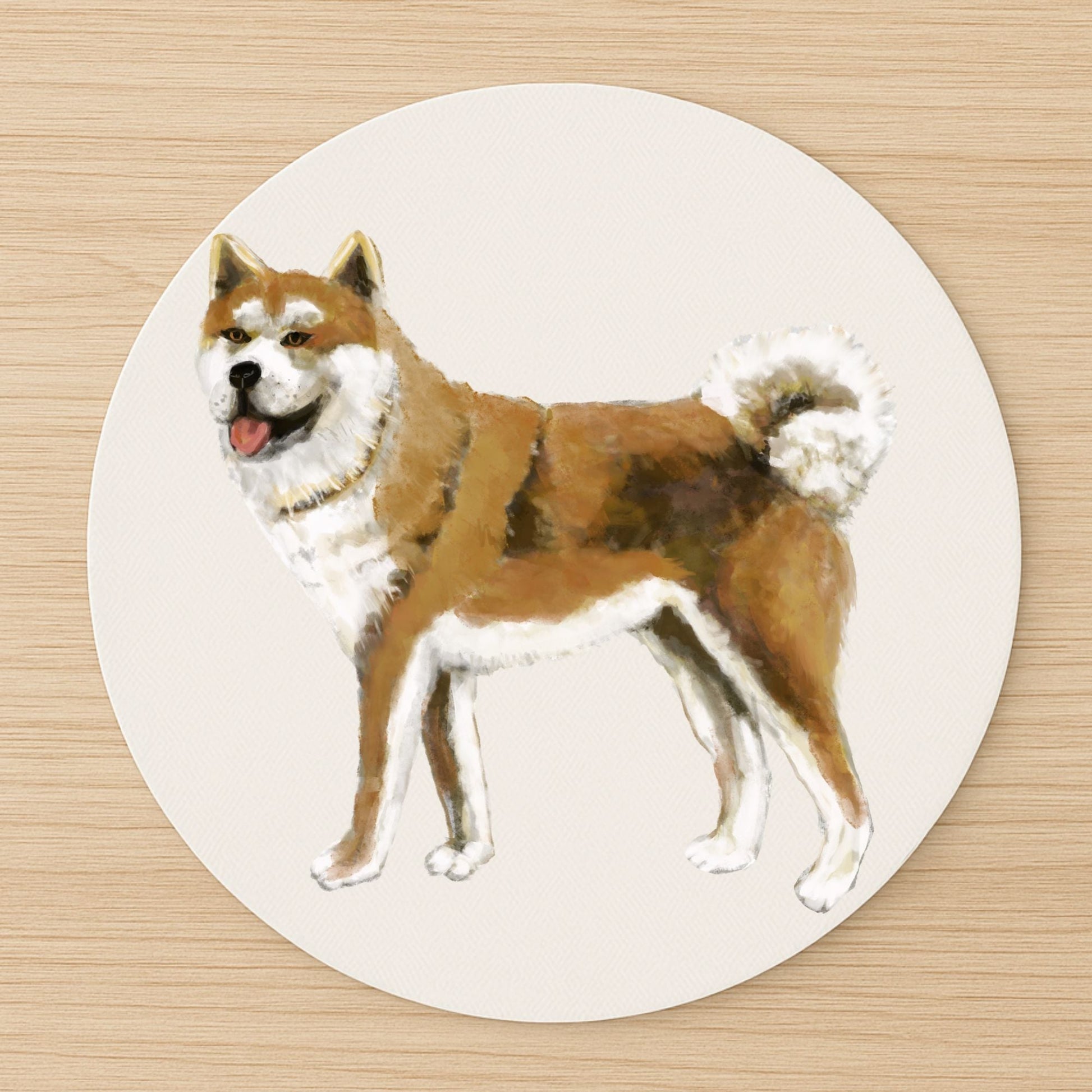 Akita Inu Mousepad - MerikaArt