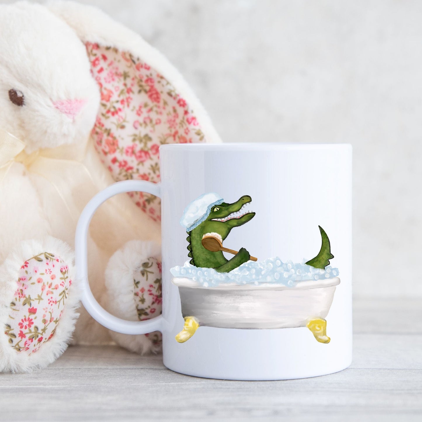 Alligator Bath Mug - MerikaArt