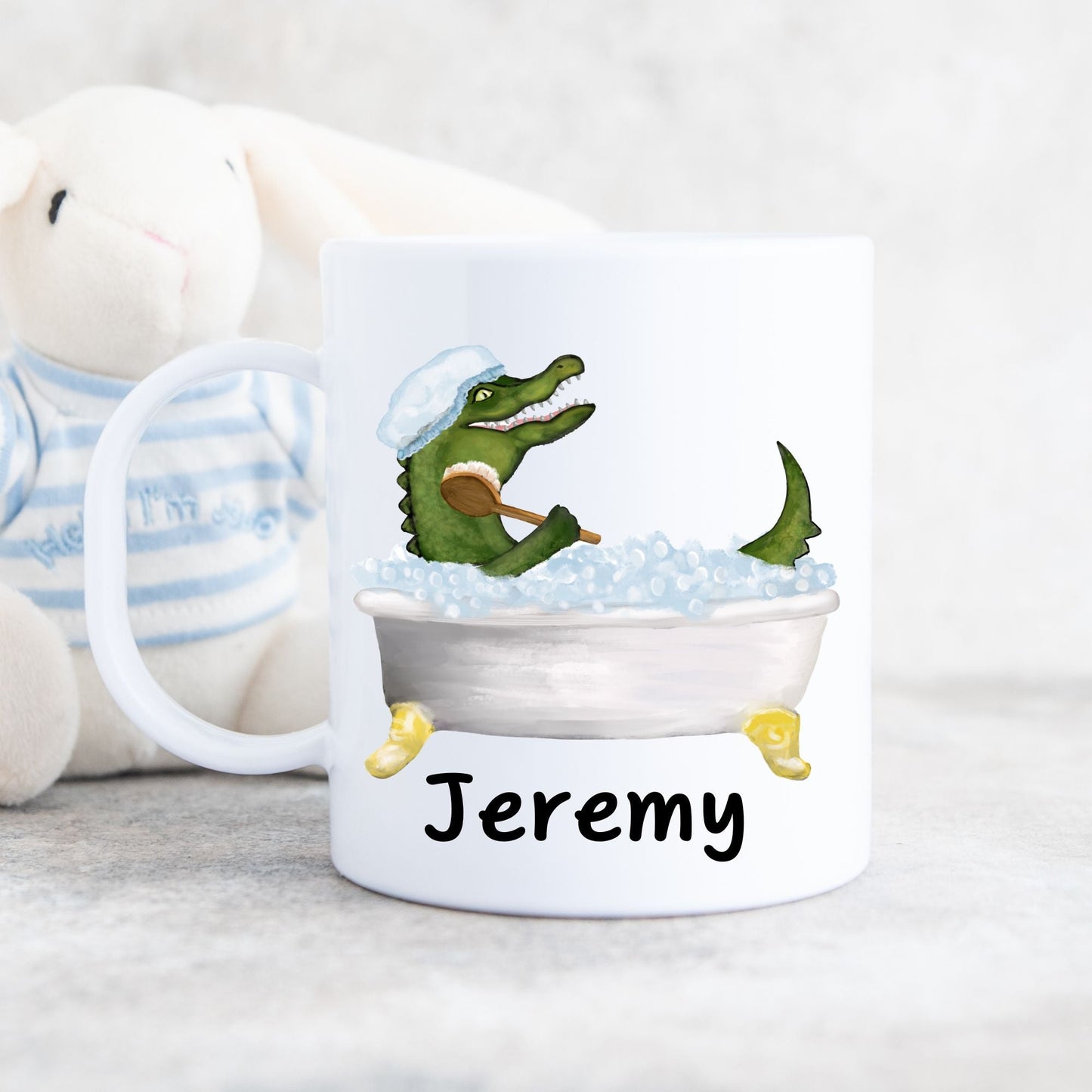 Alligator Bath Mug - MerikaArt