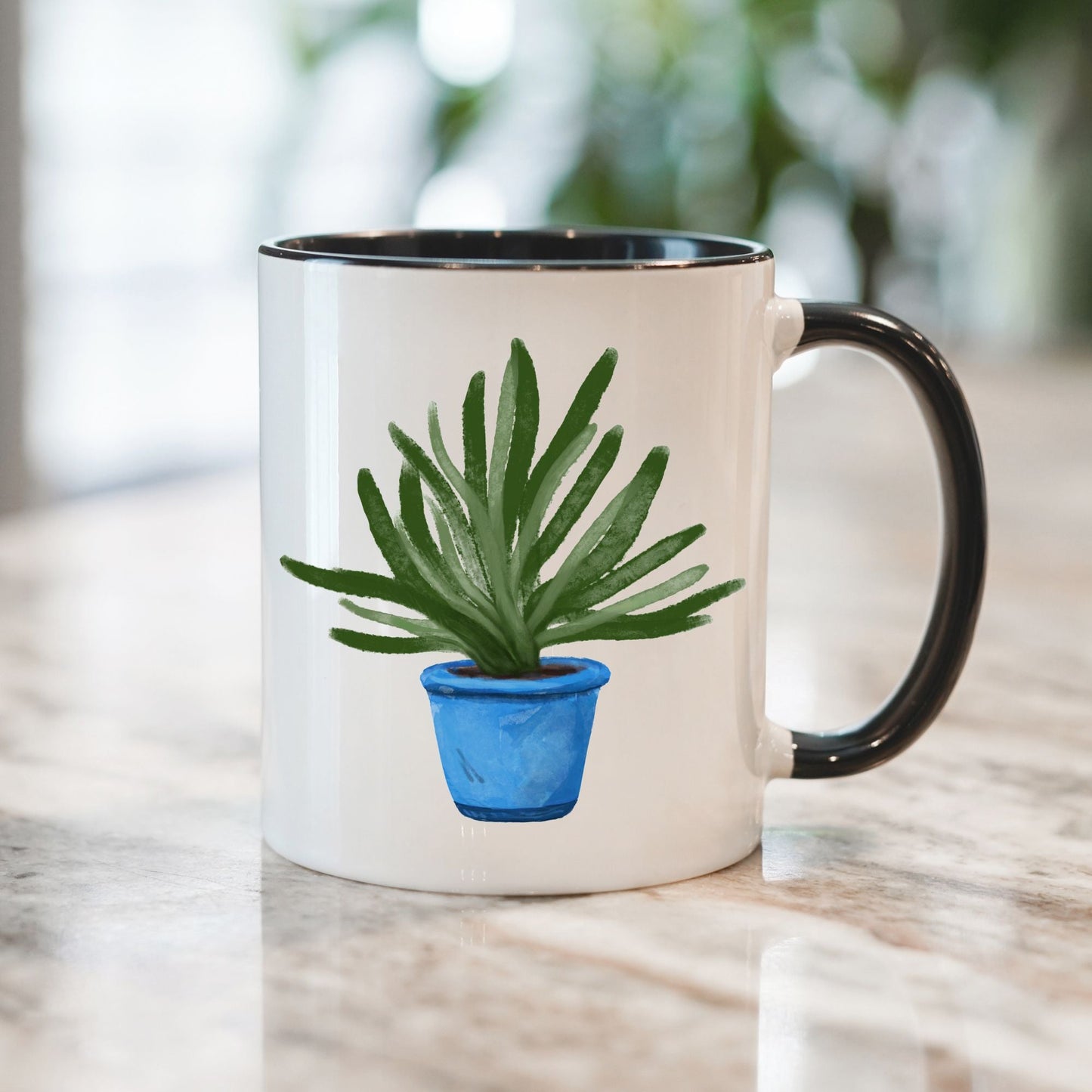 Aloe Vera Plant Mug - MerikaArt