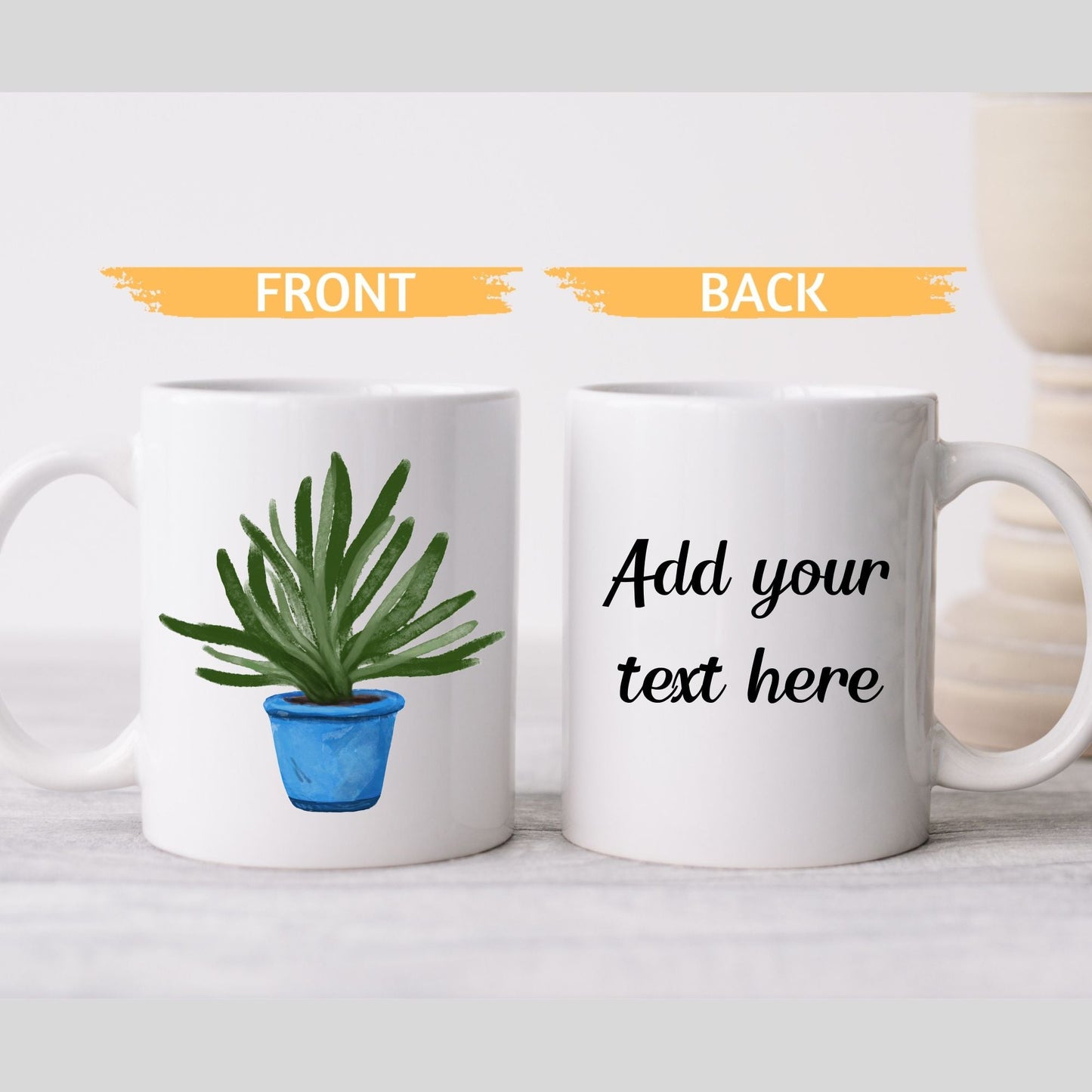 Aloe Vera Plant Mug - MerikaArt
