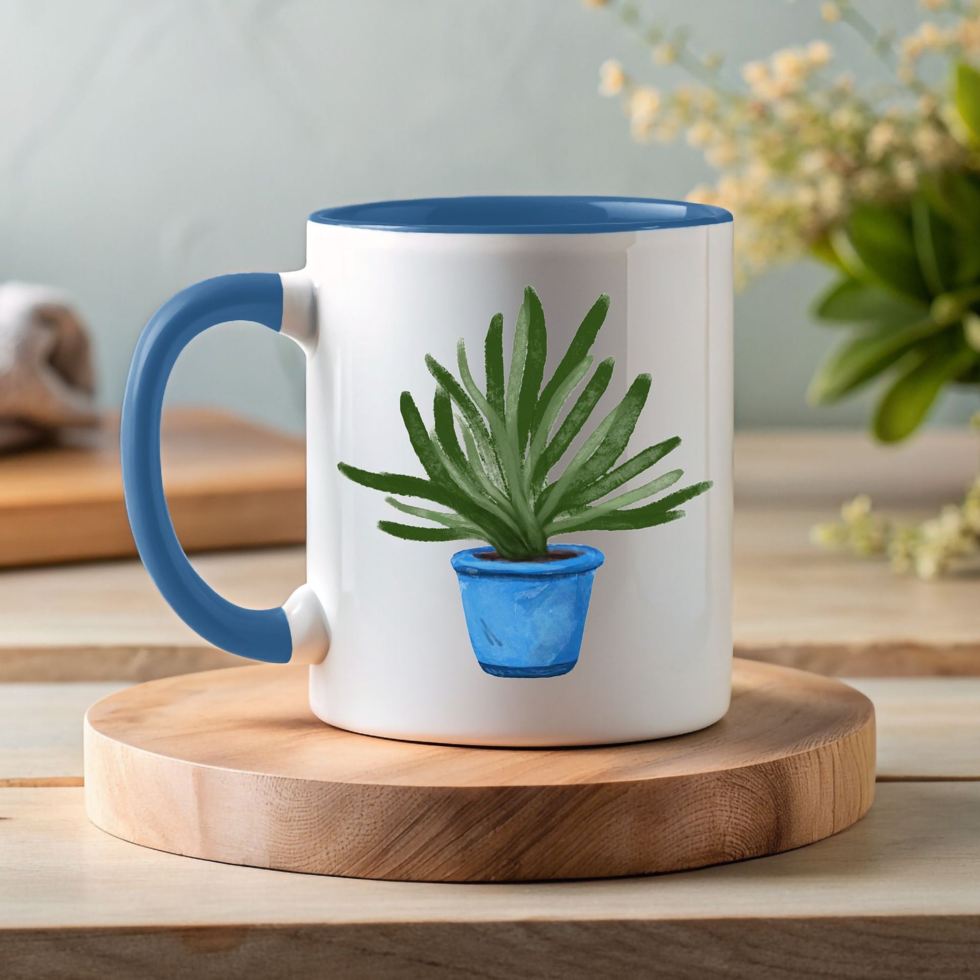 Aloe Vera Plant Mug - MerikaArt