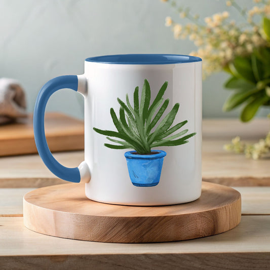 Aloe Vera Plant Mug - MerikaArt