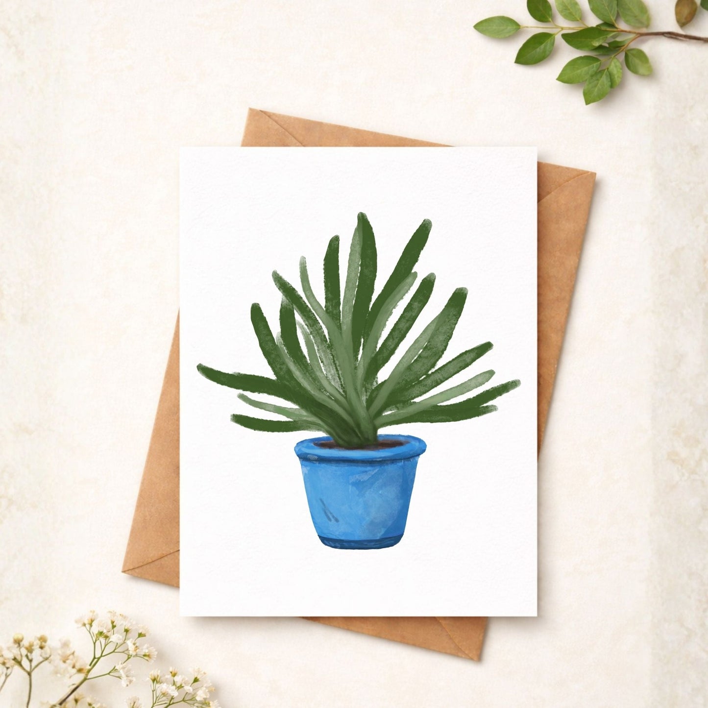 Aloe Vera Postcard - MerikaArt