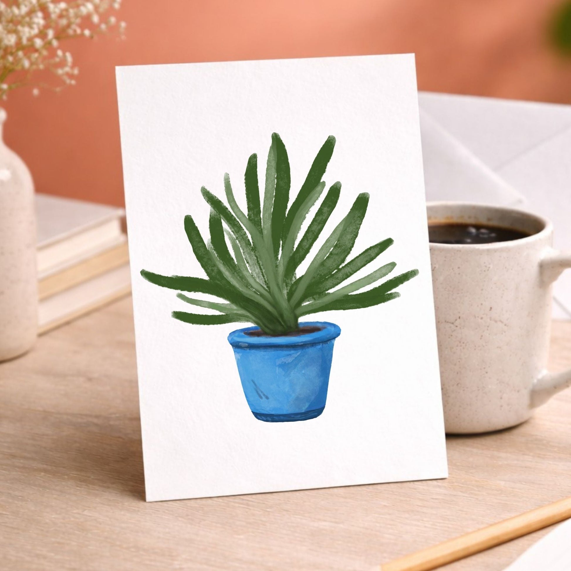Aloe Vera Postcard - MerikaArt