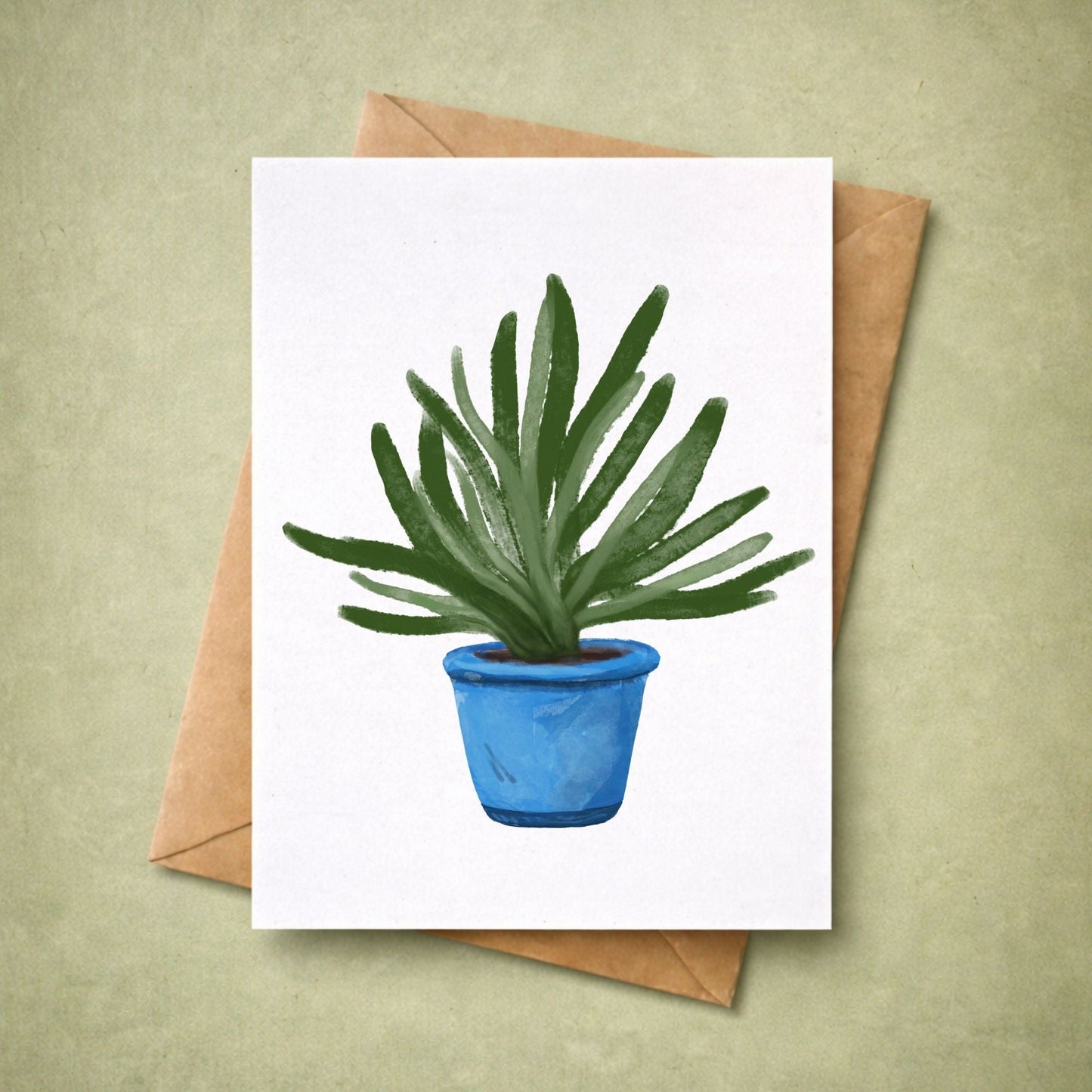 Aloe Vera Postcard - MerikaArt