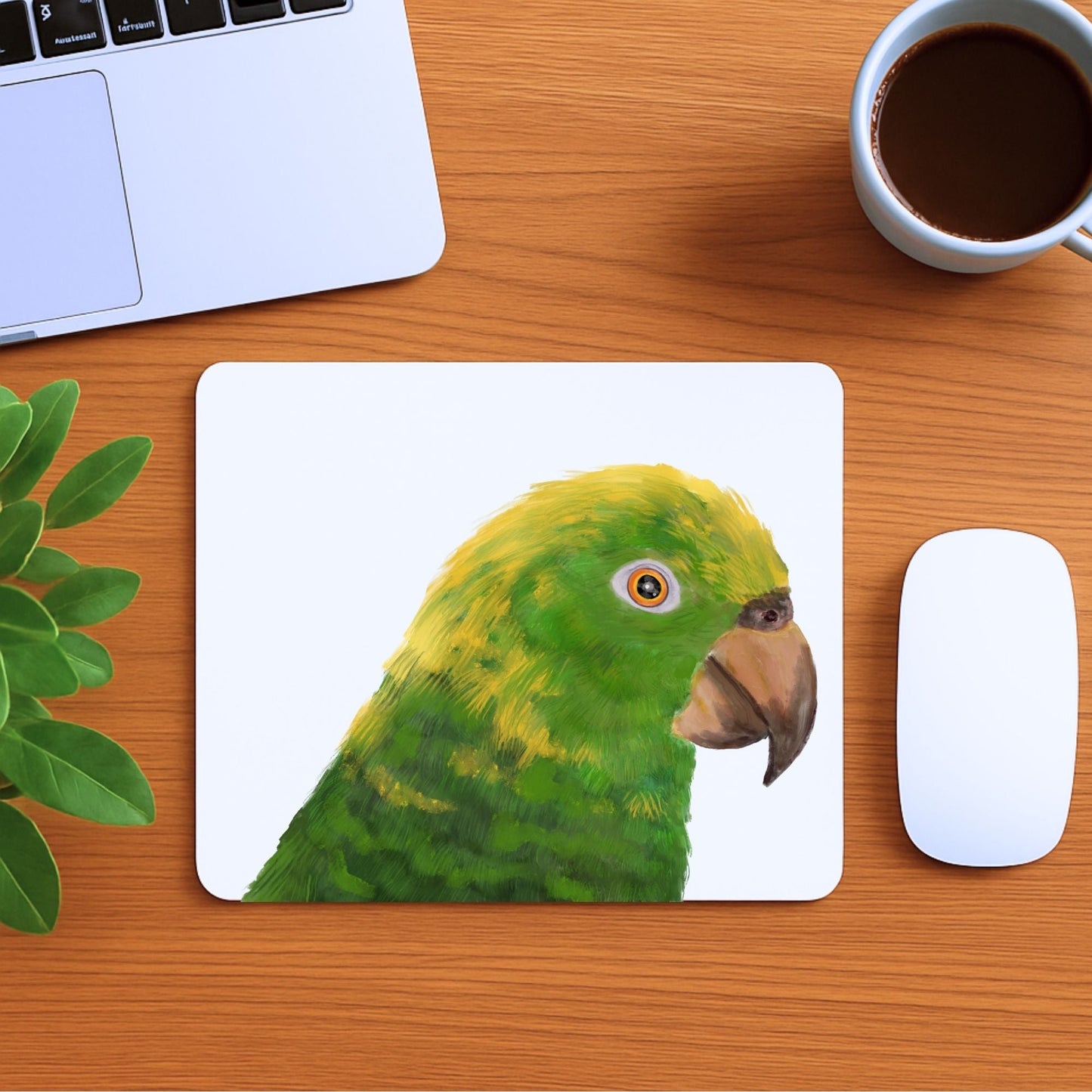 Amazon Parrot Bird Mousepad - MerikaArt