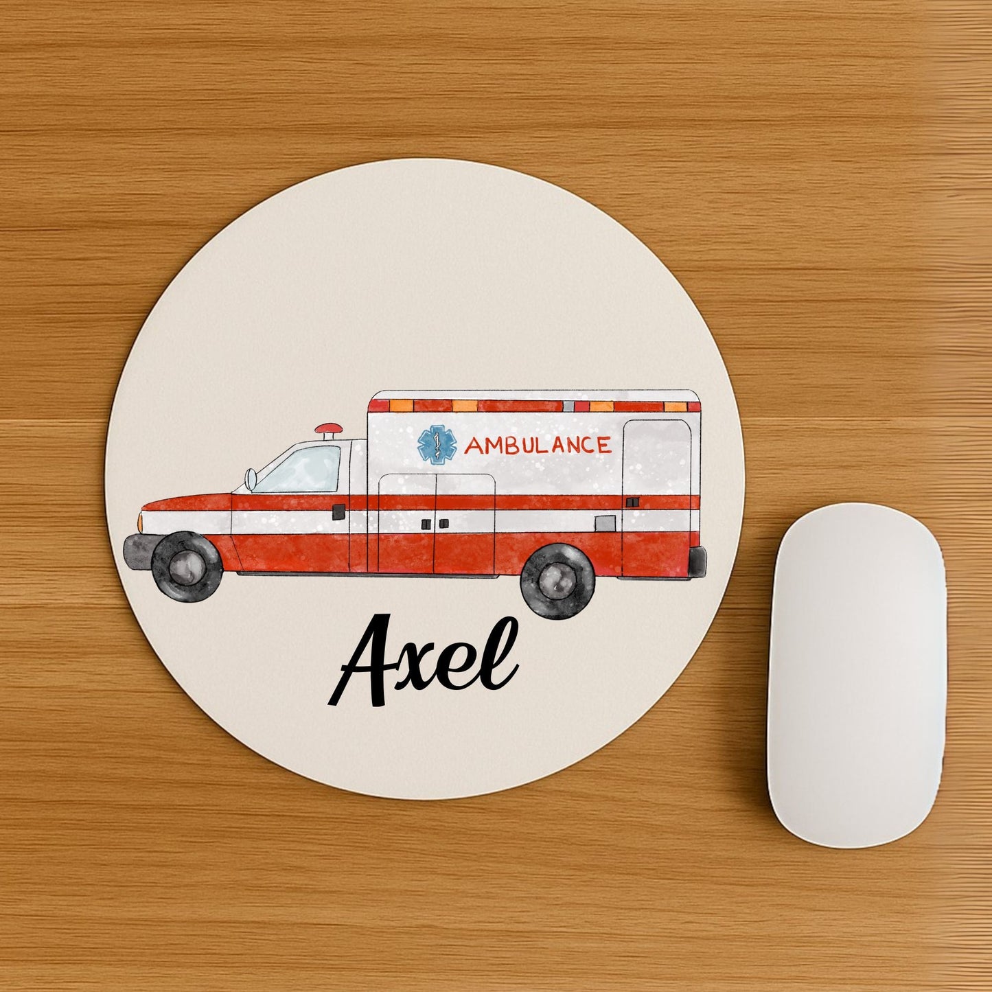 Ambulance Mousepad - MerikaArt