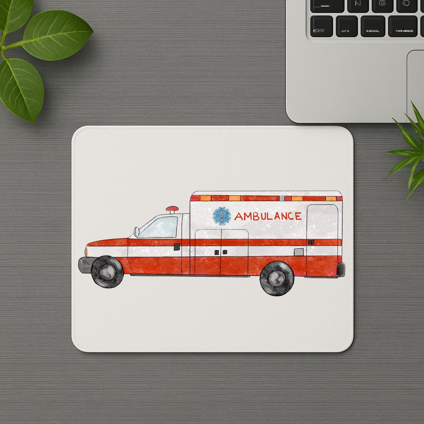 Ambulance Mousepad - MerikaArt