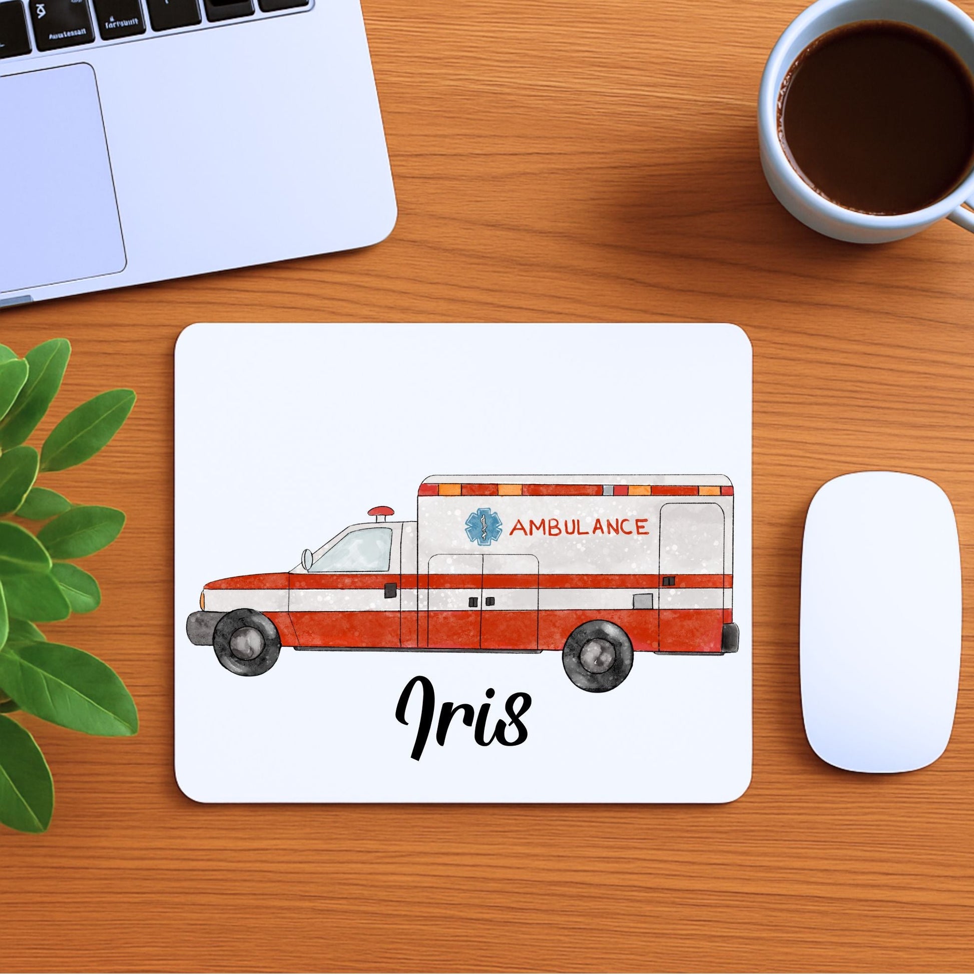 Ambulance Mousepad - MerikaArt