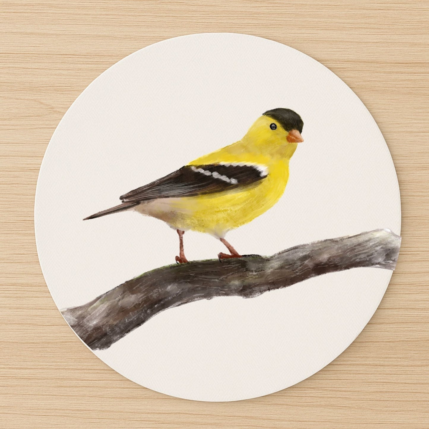 American Goldfinch Mousepad - MerikaArt