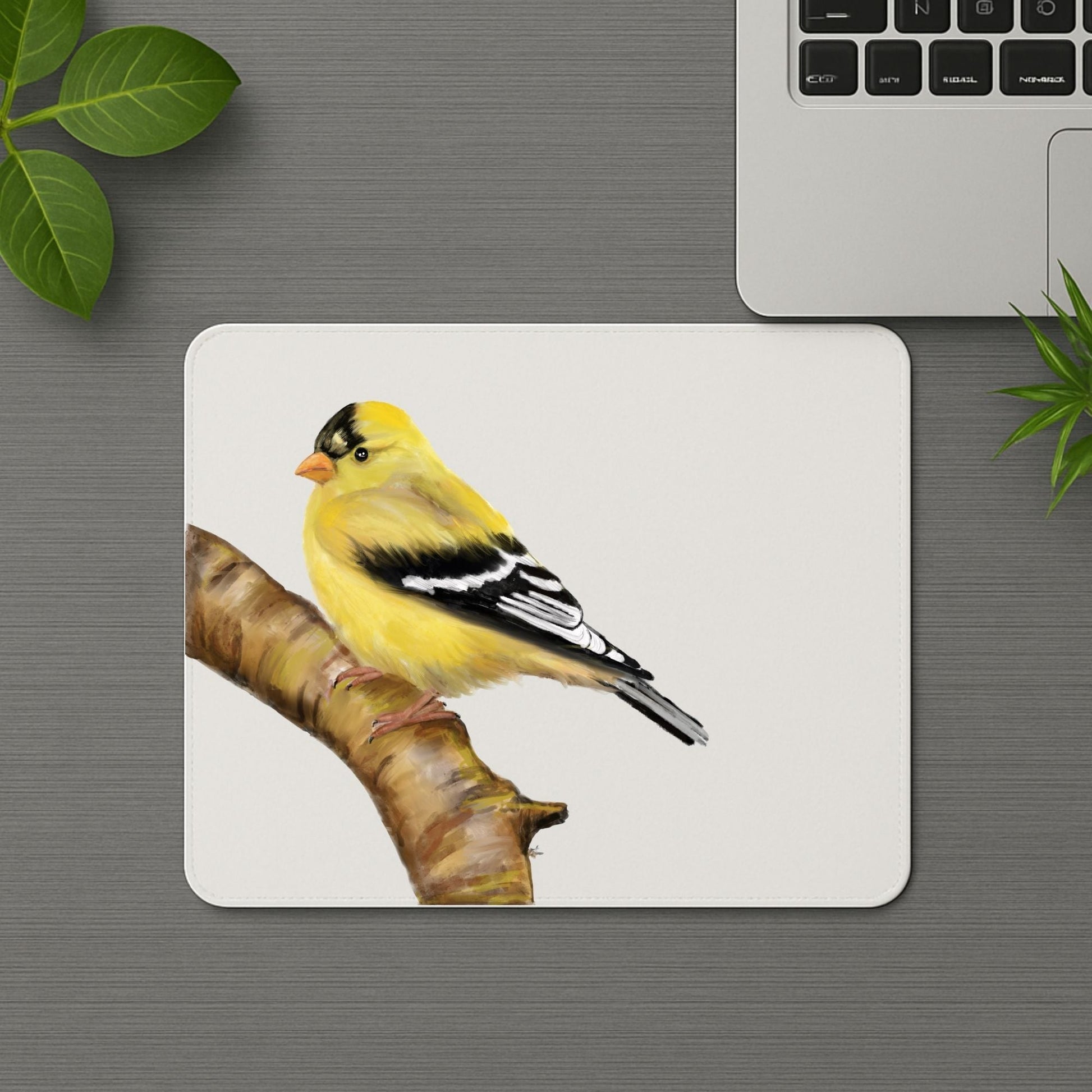 American Goldfinch Mousepad - MerikaArt