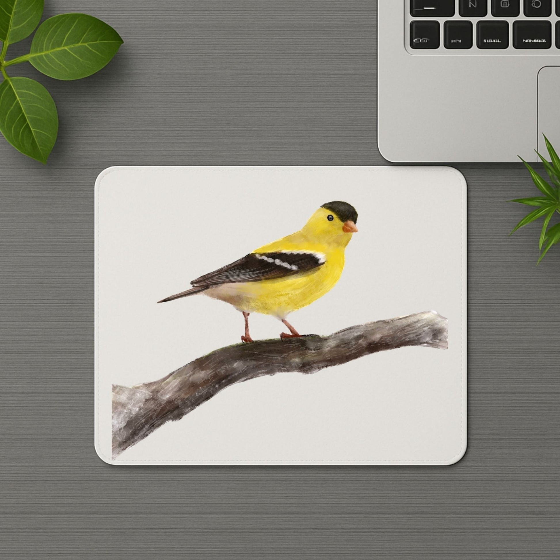 American Goldfinch Mousepad - MerikaArt