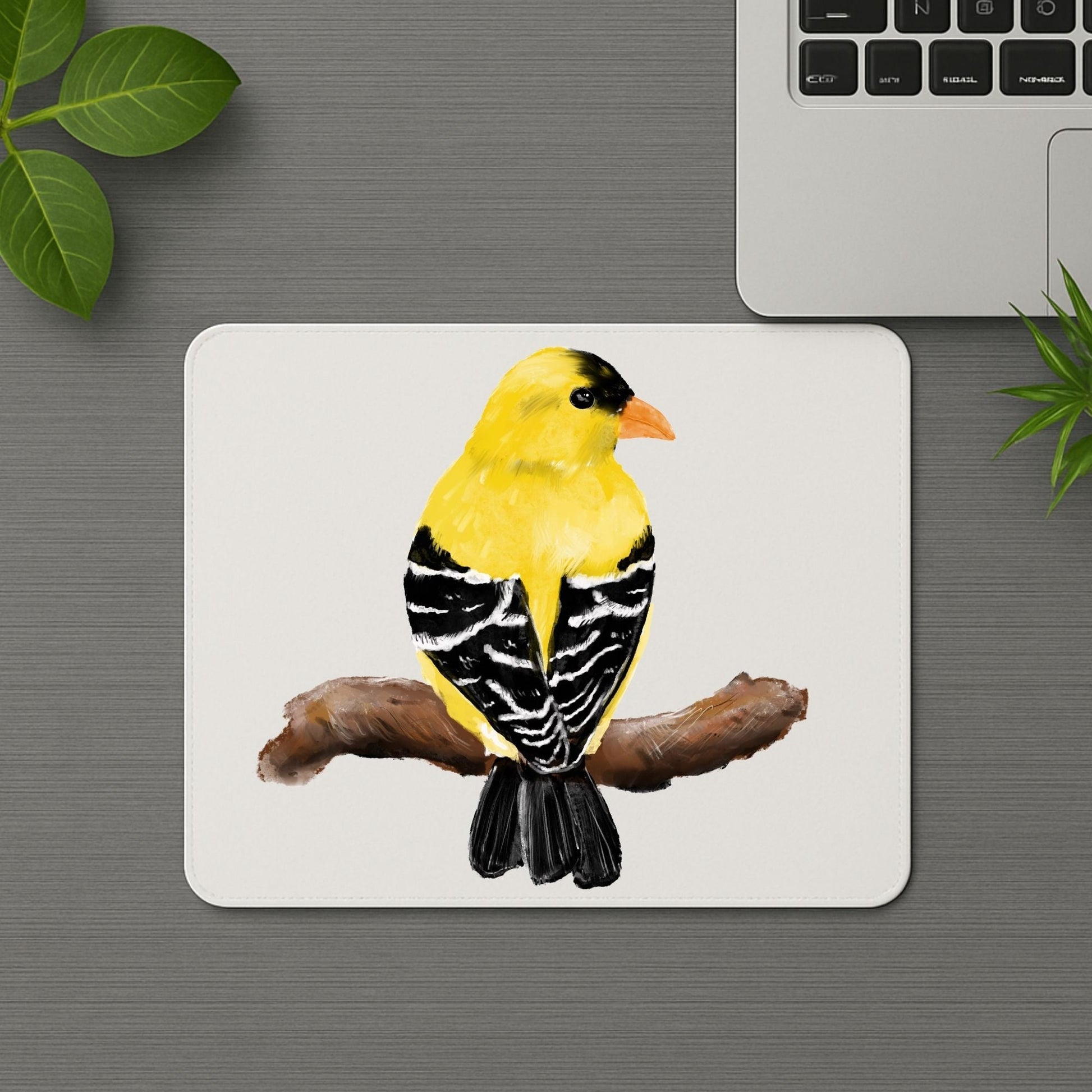 American Goldfinch Mousepad - MerikaArt