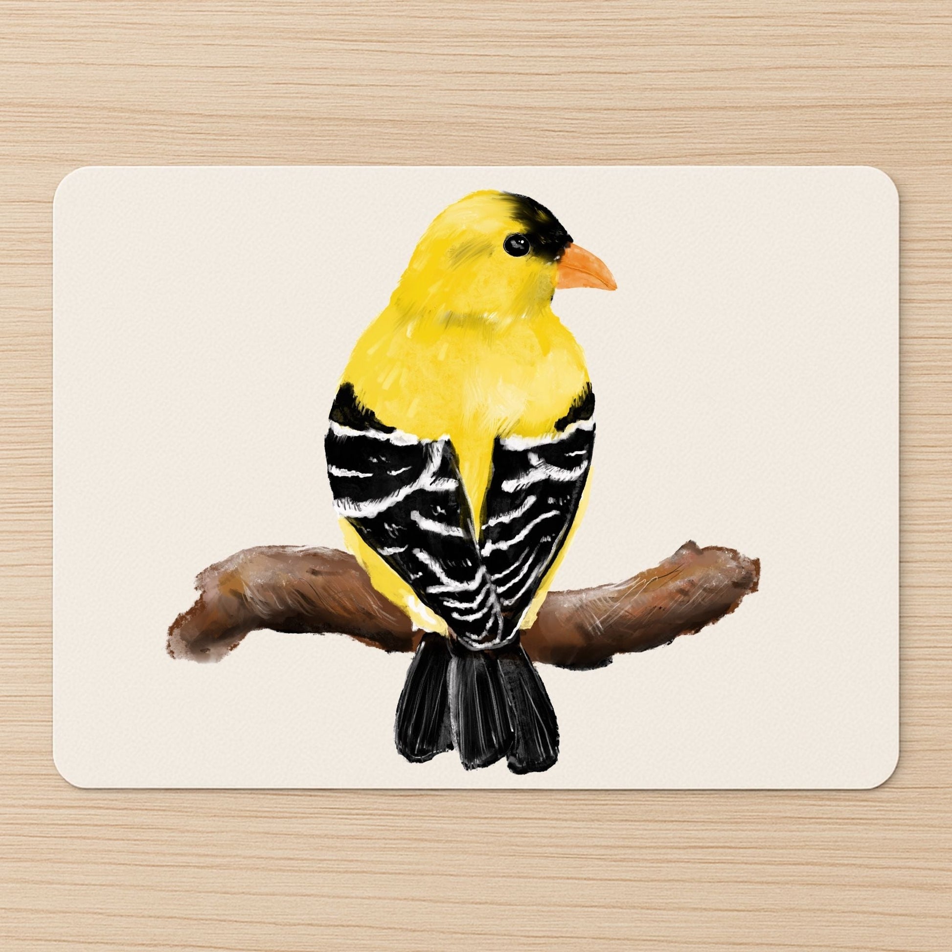 American Goldfinch Mousepad - MerikaArt